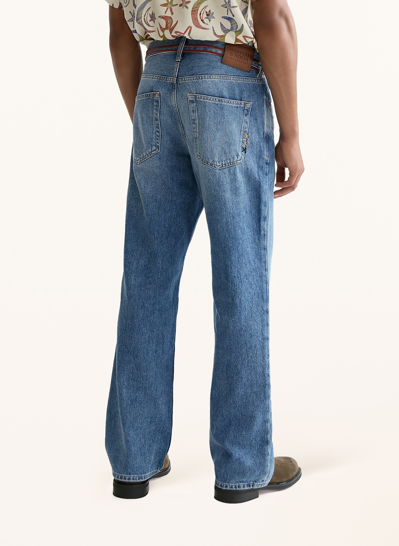 SCOTCH & SODA Jeans THE BEAT 70S BOOTCUT Loose Fit: 410 NAVY