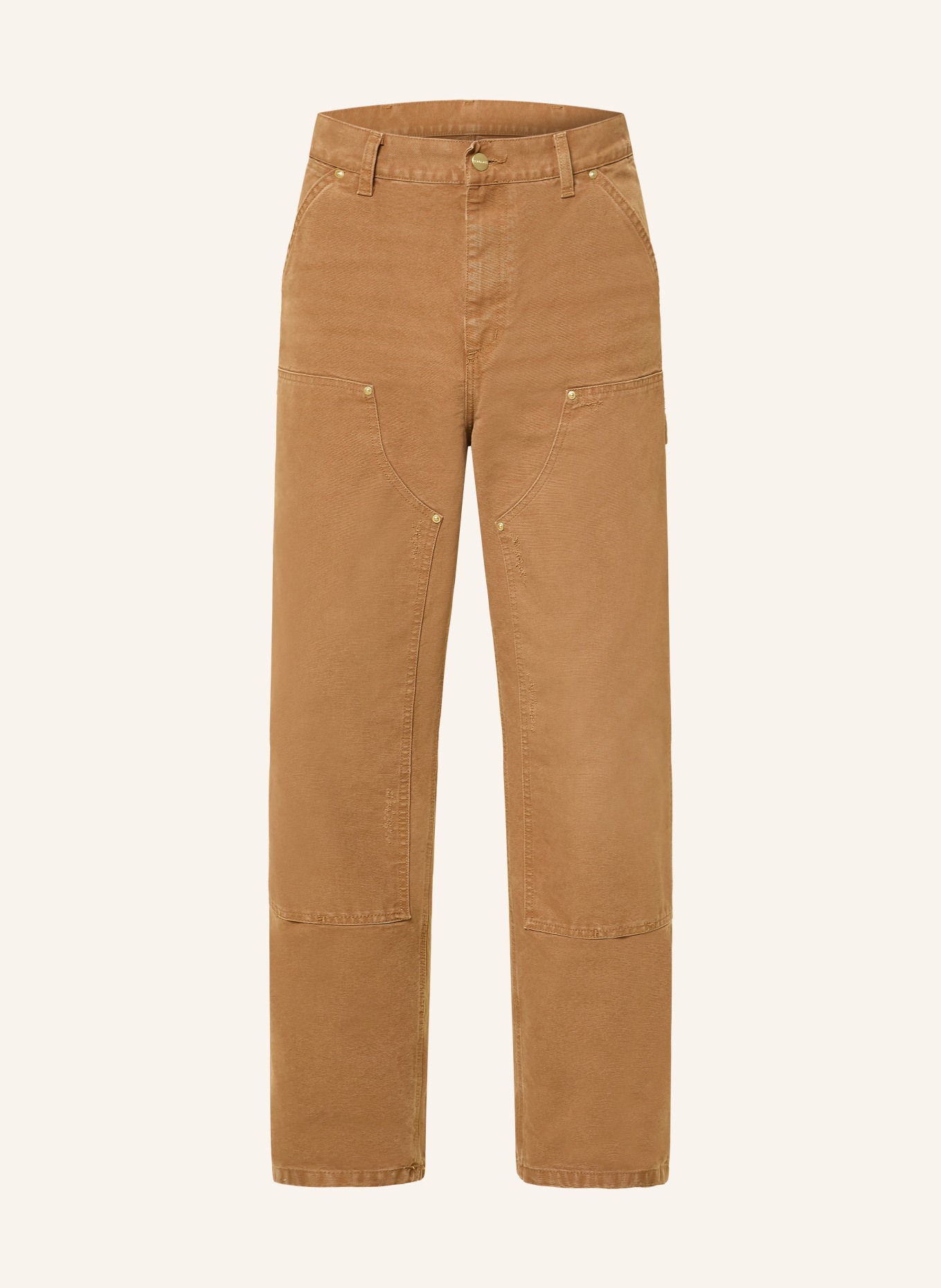 carhartt WIP DEARBORN Relaxed Fit Cargo Pants: COGNAC
