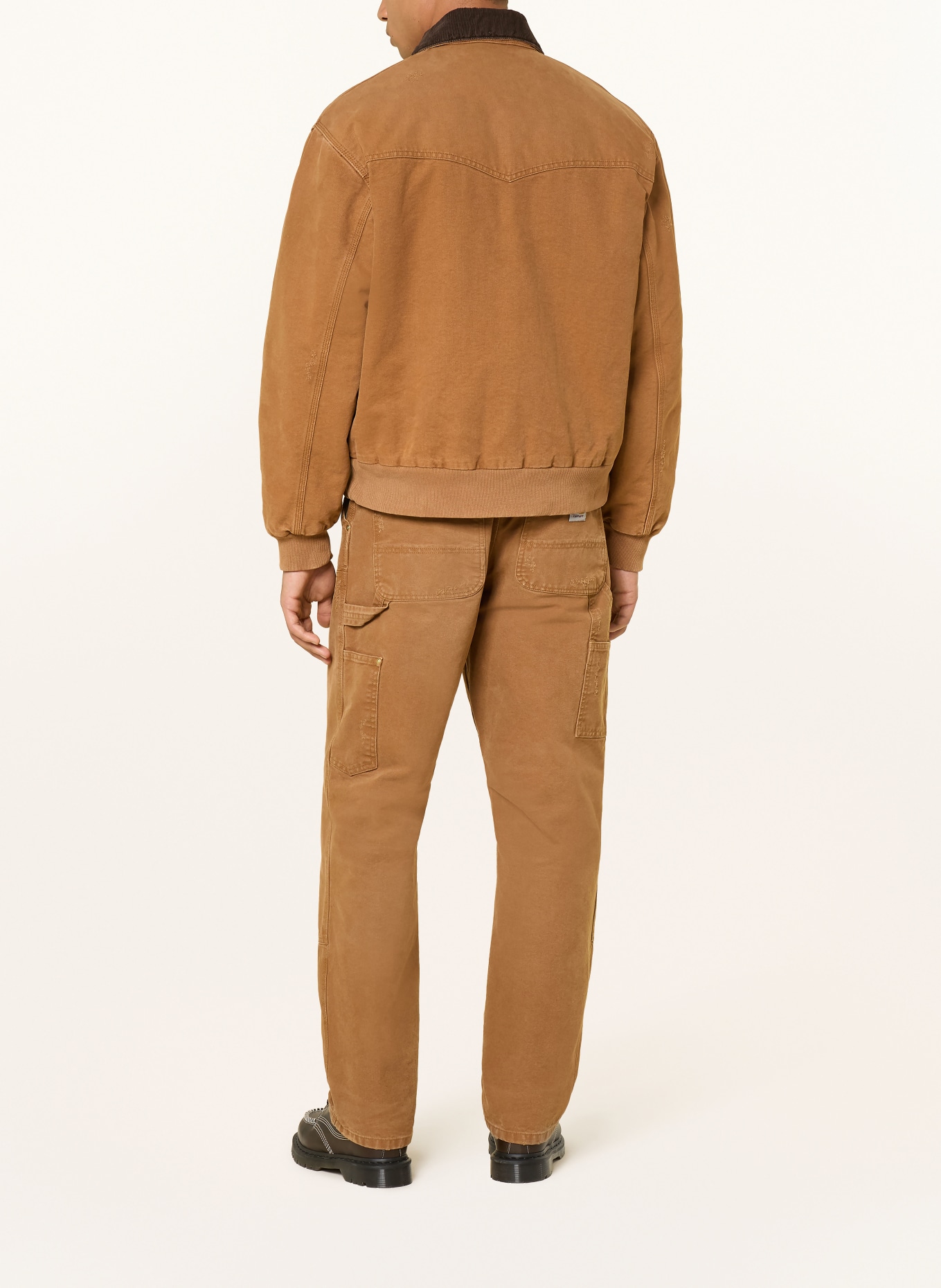 carhartt WIP DEARBORN Relaxed Fit Cargo Pants: COGNAC