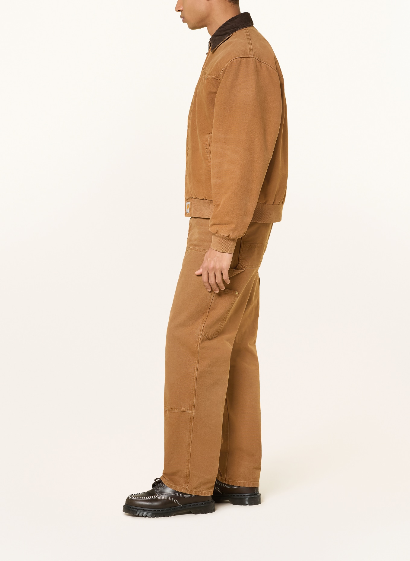 carhartt WIP DEARBORN Relaxed Fit Cargo Pants: COGNAC