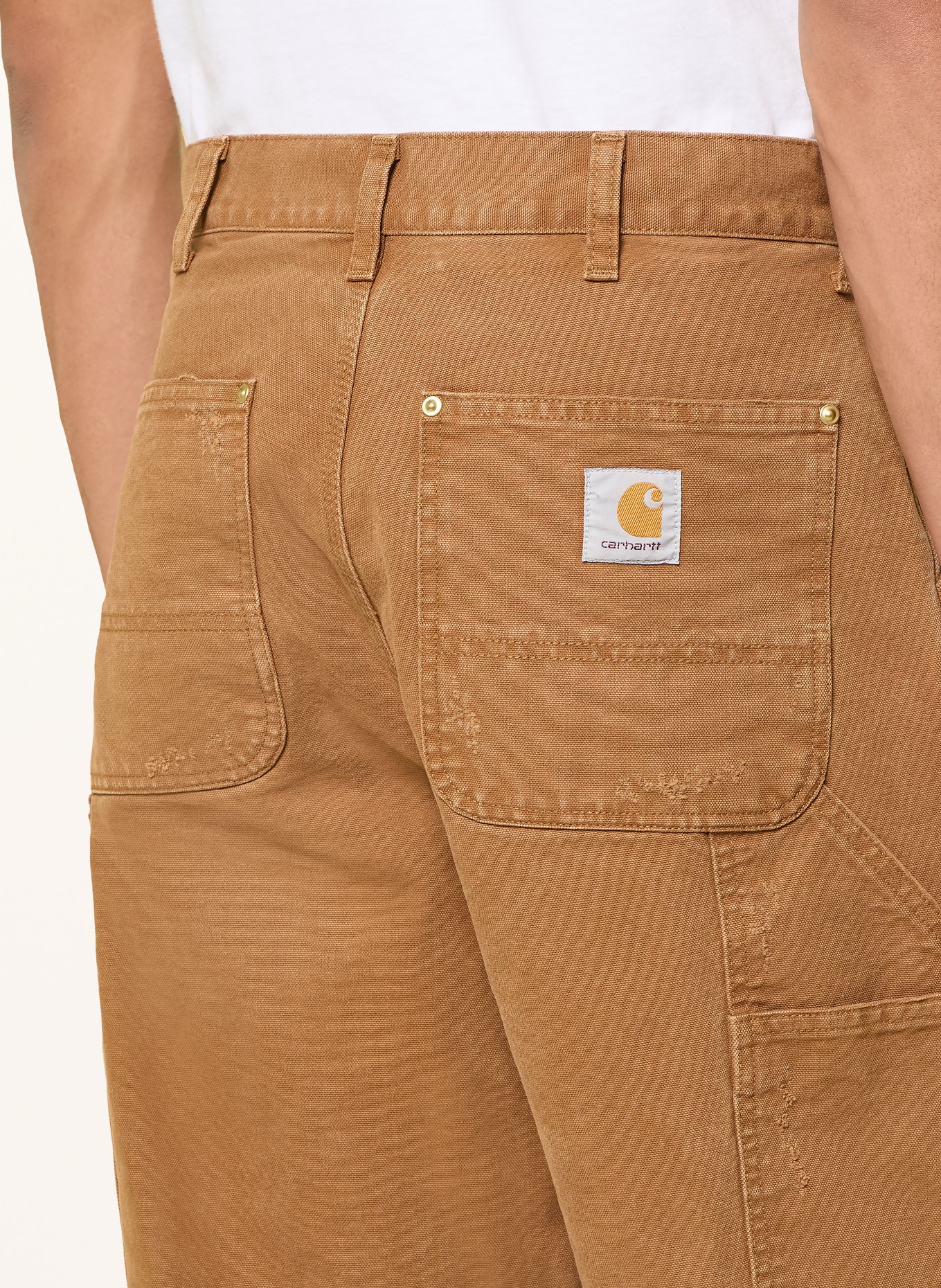 carhartt WIP DEARBORN Relaxed Fit Cargo Pants: COGNAC