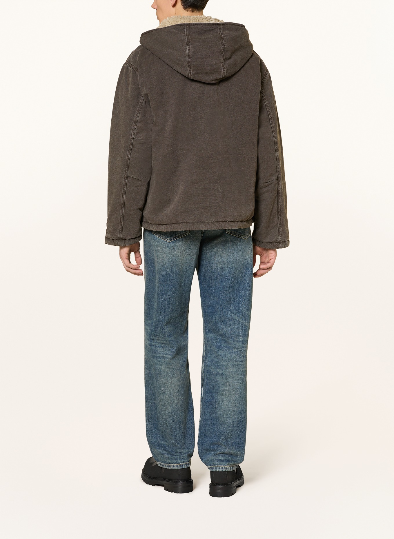 carhartt WIP Jeans AARON Straight Fit: 014Q Blue, worn used wash