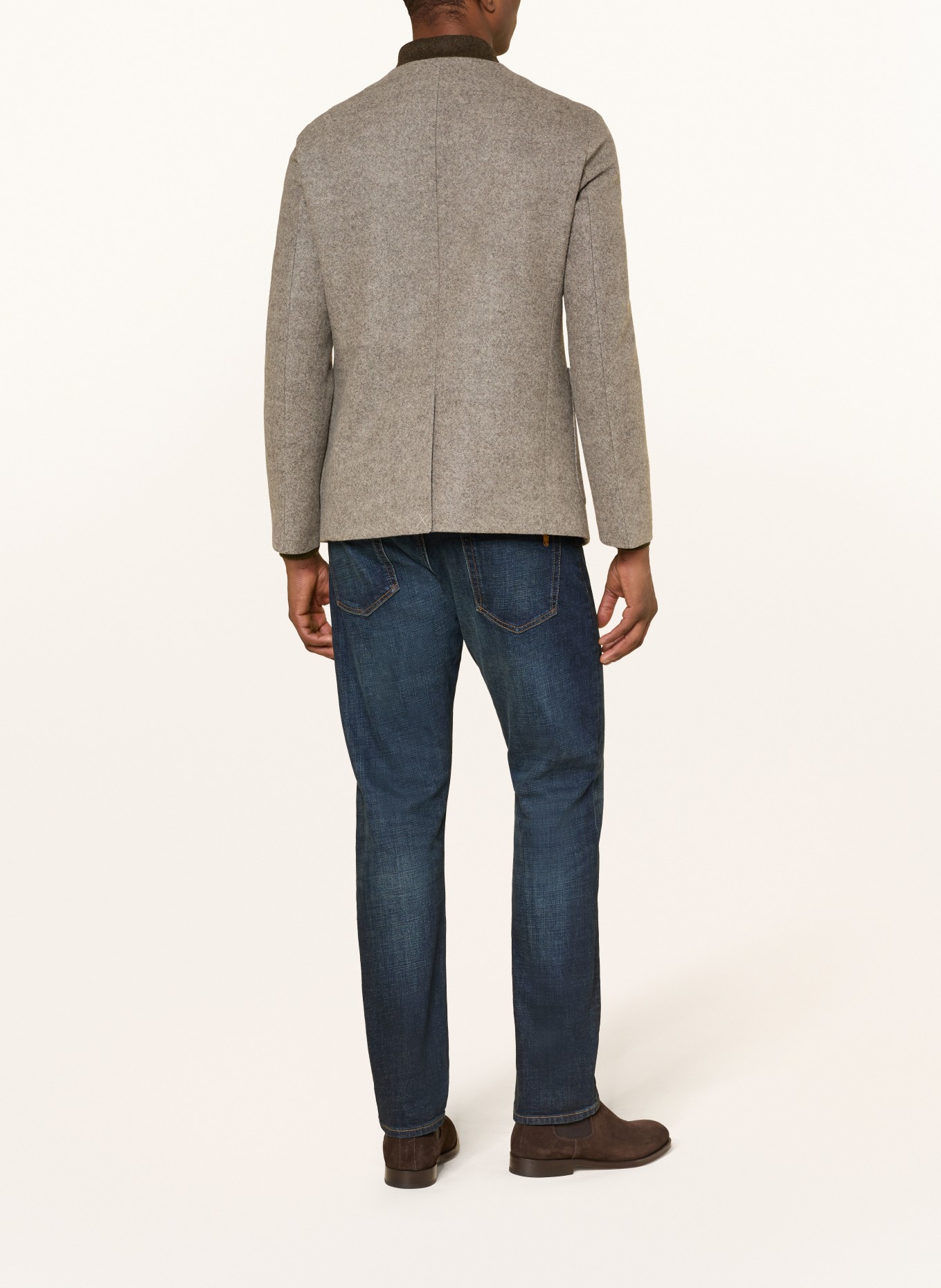 Luis Trenker LUSANDRO Regular Fit Jacket: LIGHT GRAY