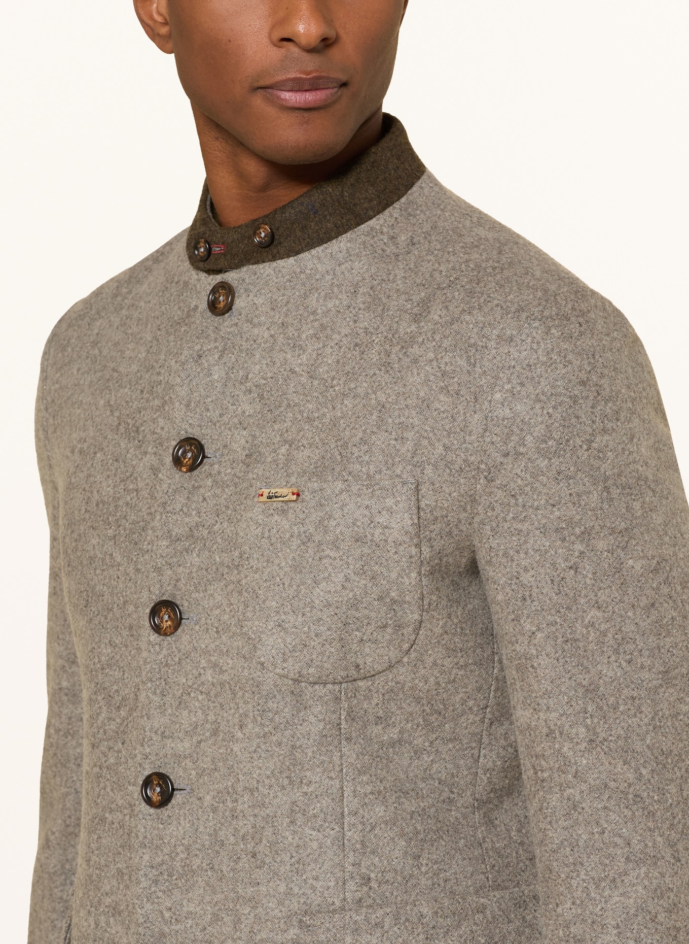 Luis Trenker LUSANDRO Regular Fit Jacket: LIGHT GRAY