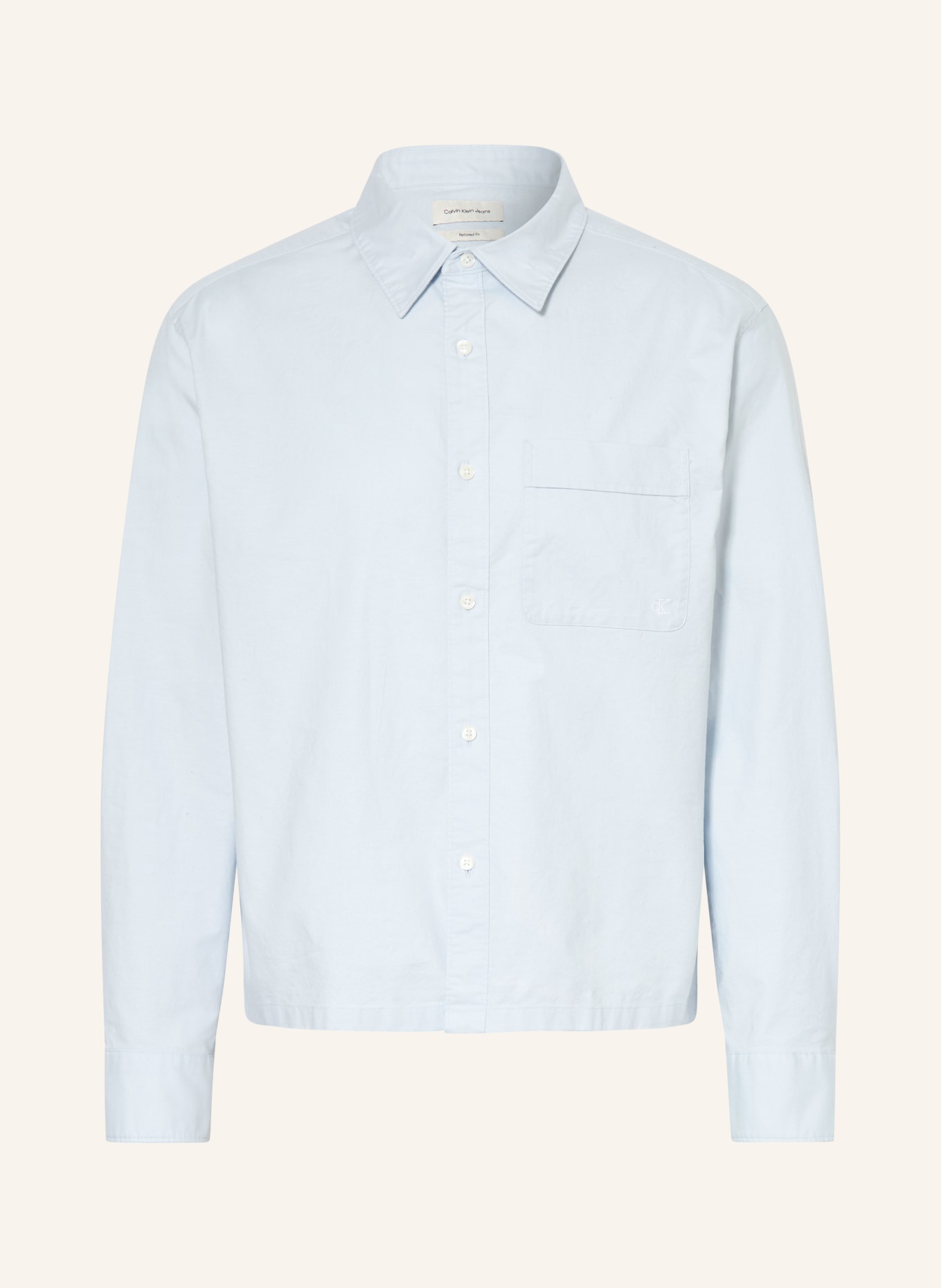 Calvin Klein Jeans Oxfordhemd Comfort Fit: HELLBLAU