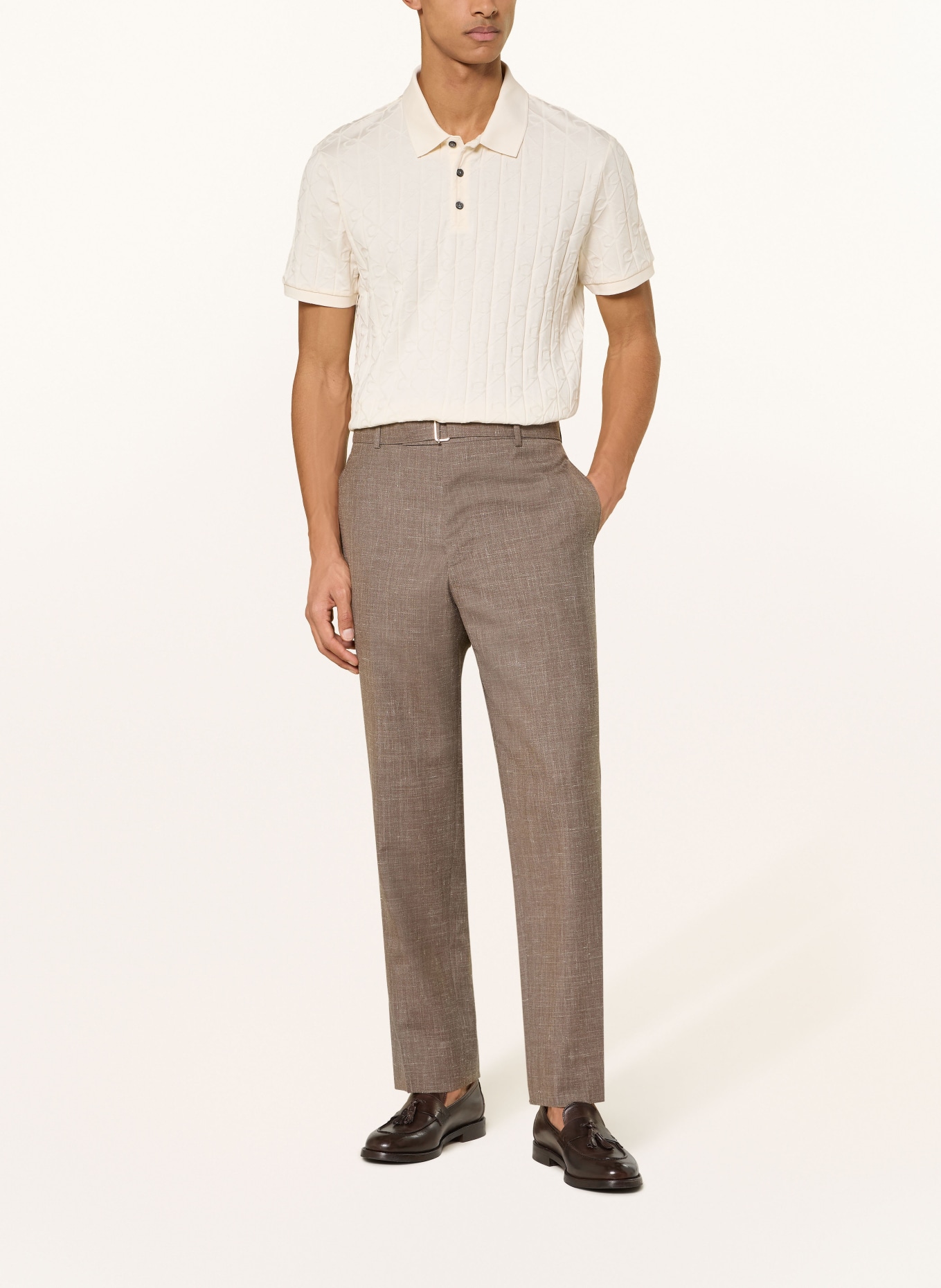 Calvin Klein Jersey poloshirt: ECRU