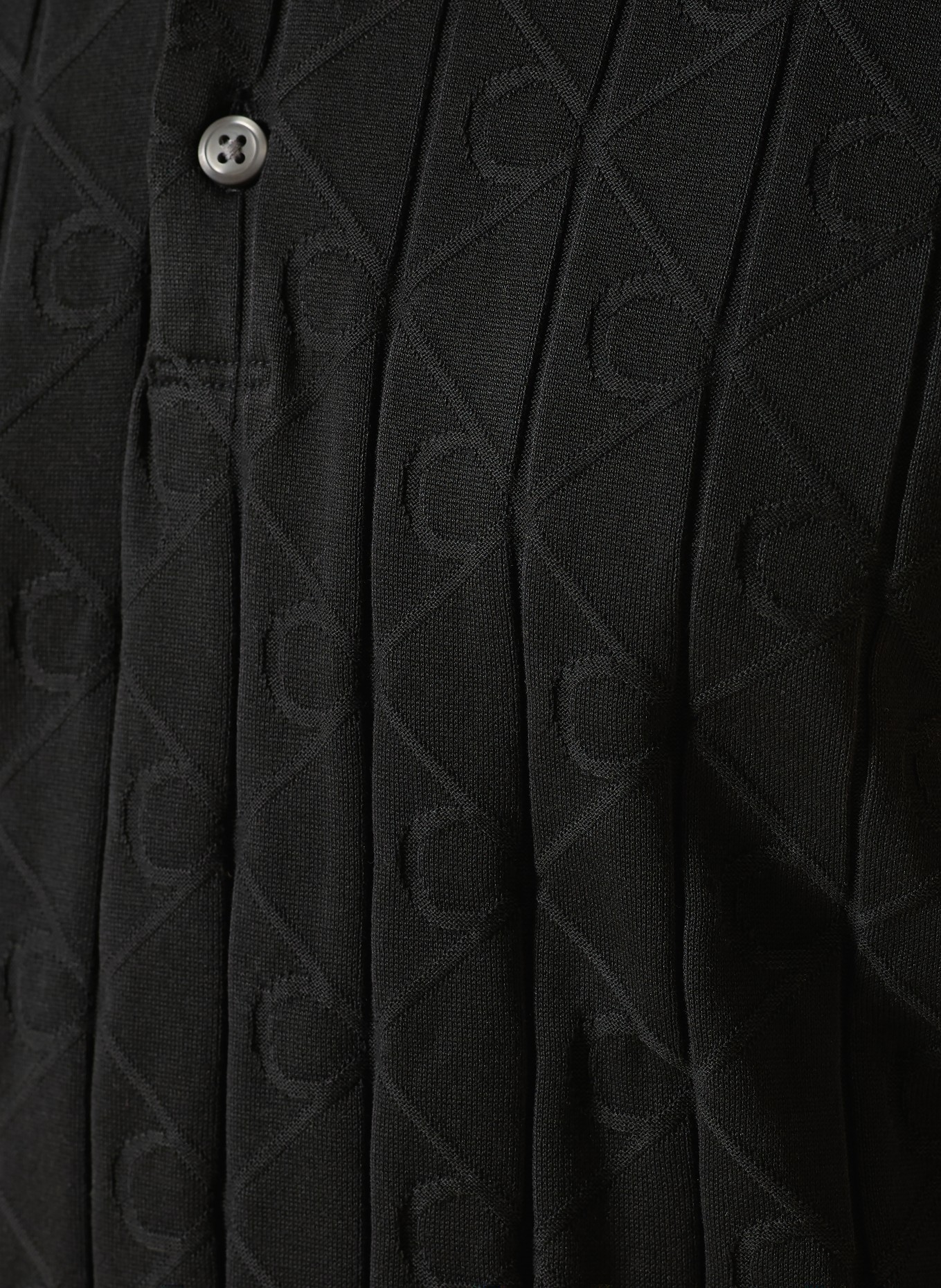 Calvin Klein jersey polo shirt: BLACK