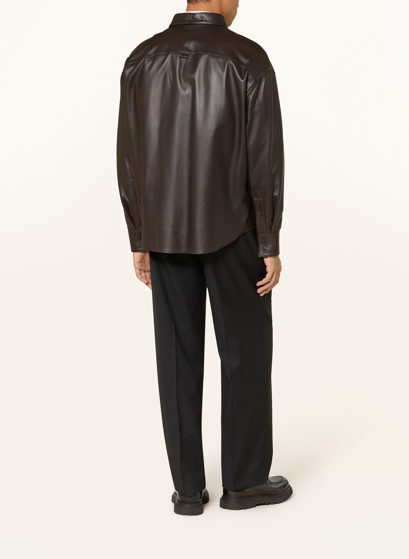 Calvin Klein Hose Wide Fit: SCHWARZ