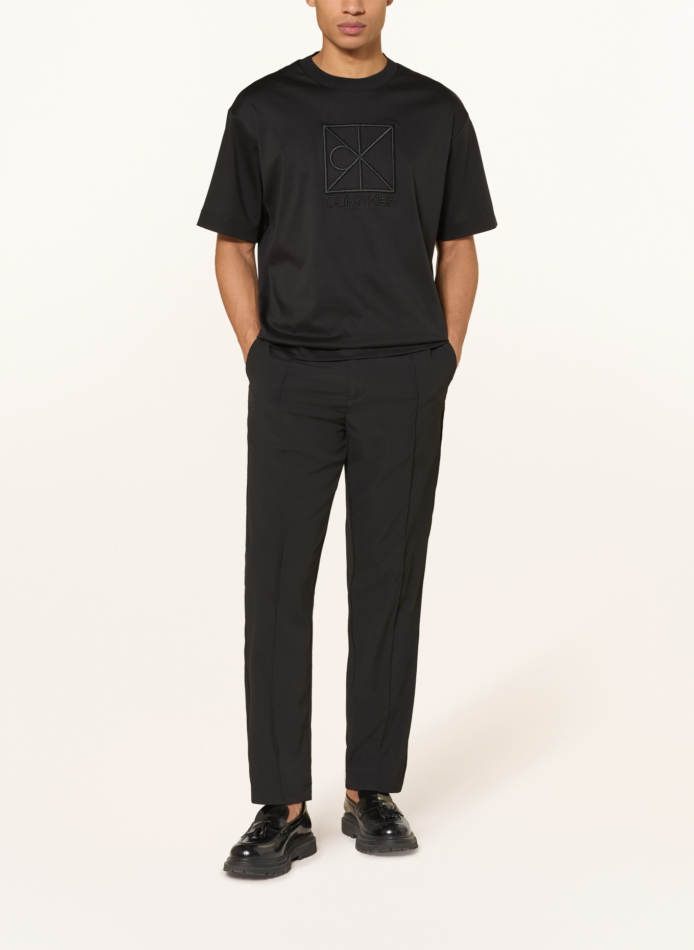 Calvin Klein T-Shirt: SCHWARZ