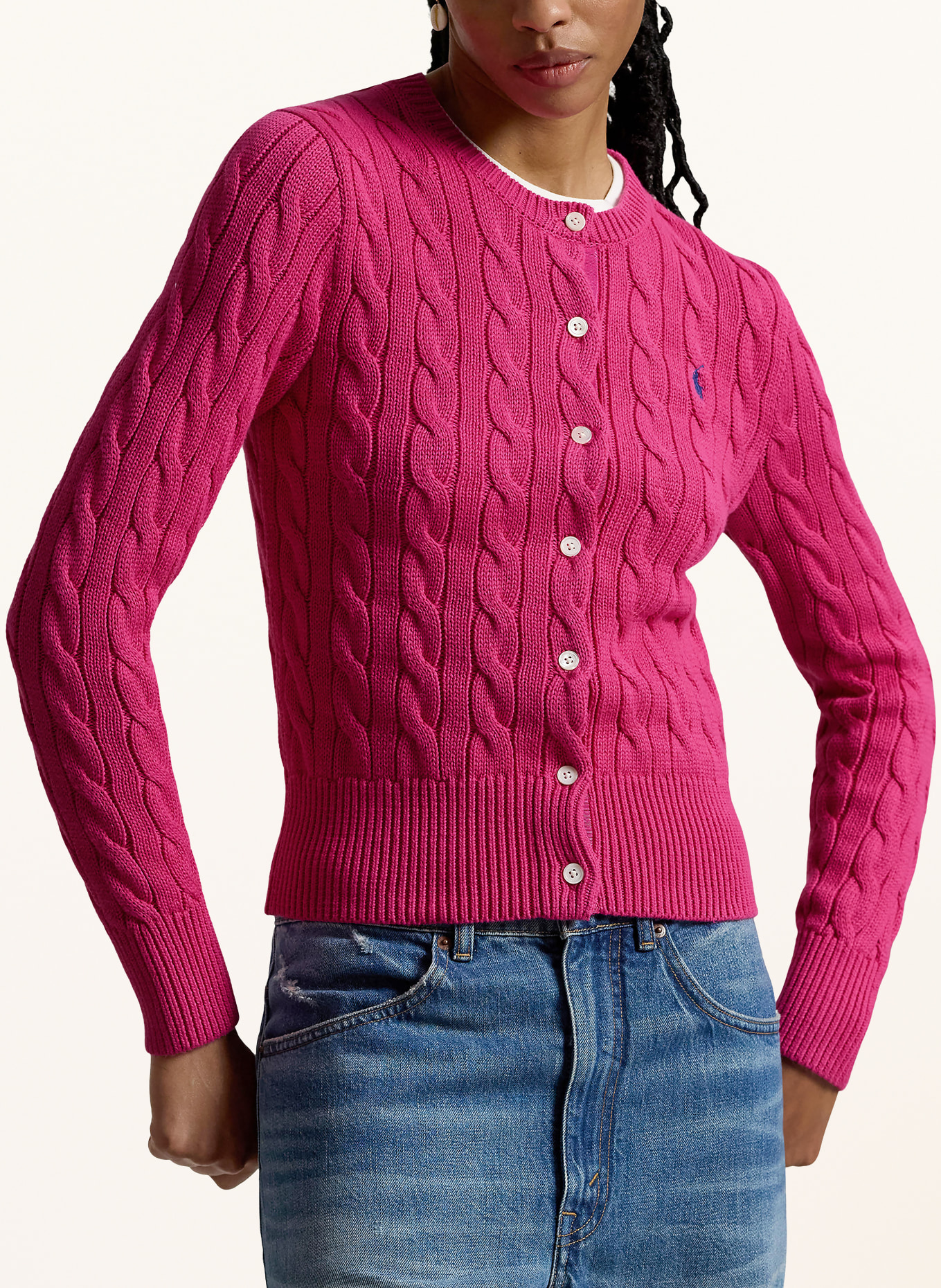POLO RALPH LAUREN Strickjacke: PINK