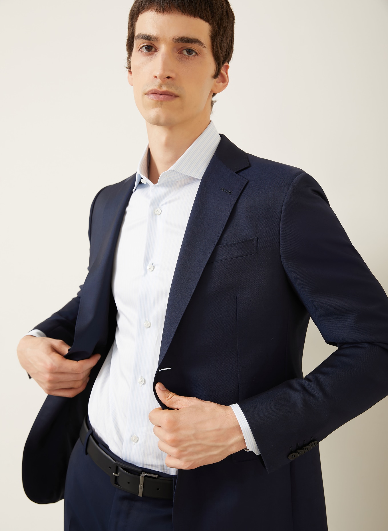 ZEGNA DROP 7 Tailored Fit Suit: DARK BLUE