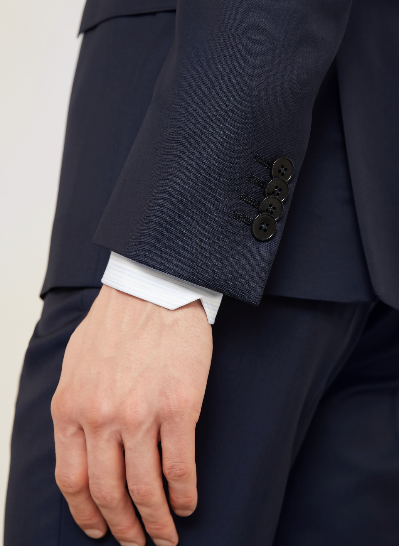 ZEGNA DROP 7 Tailored Fit Suit: DARK BLUE