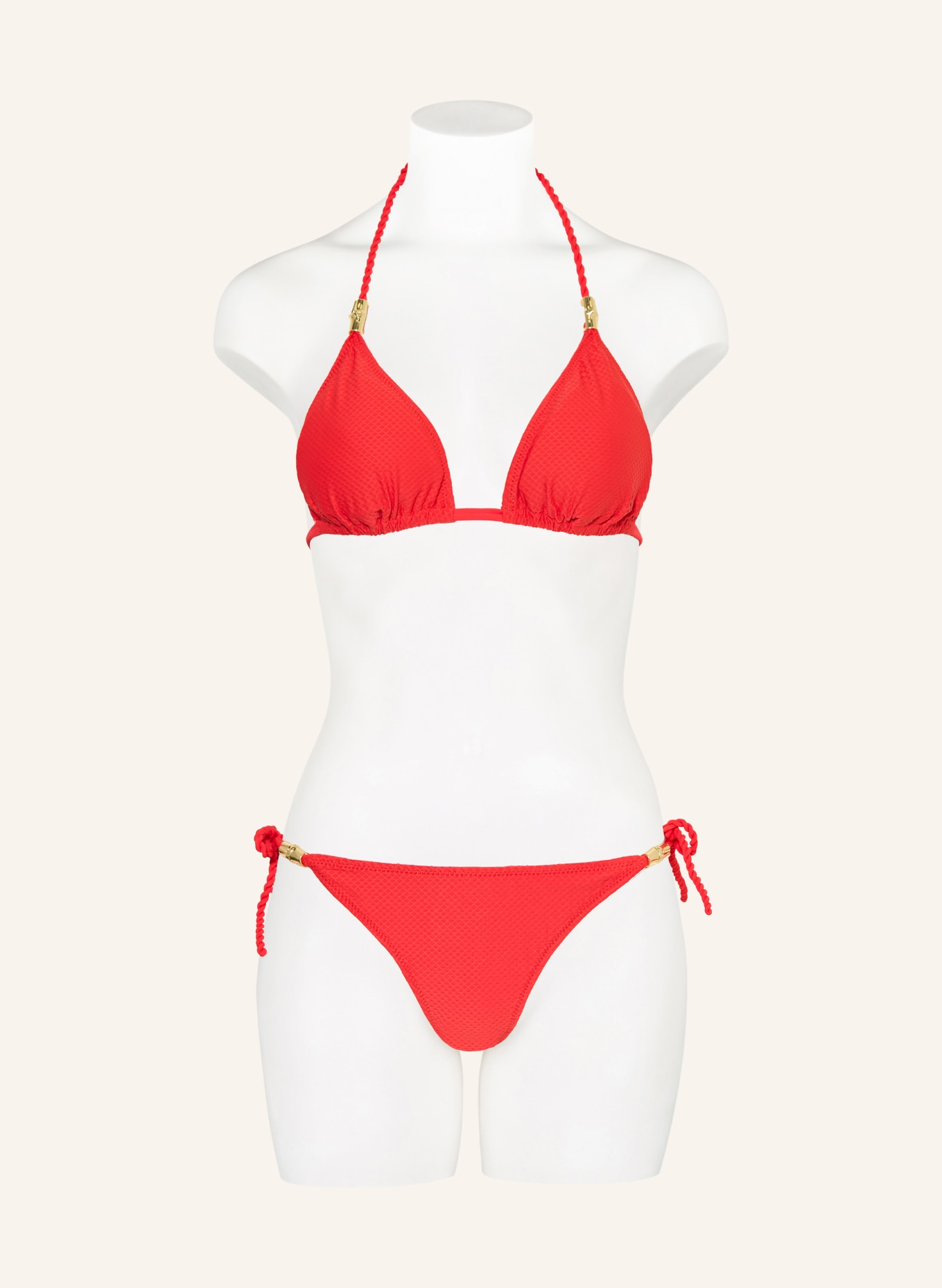 heidi klein Triangel-Bikini-Top EVIA zum Wenden: ROT / WEISS