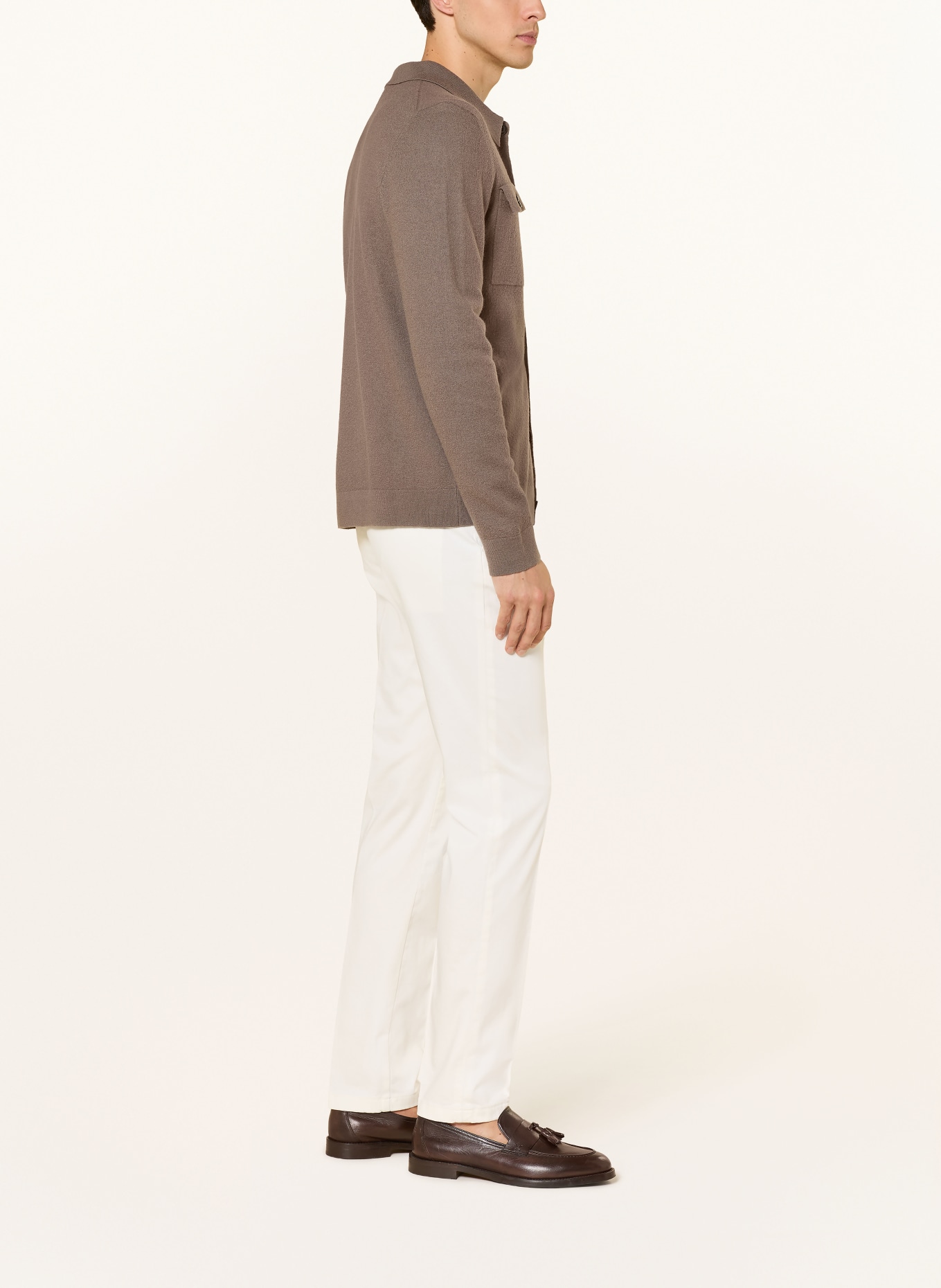 BALDESSARINI Chino Regular Fit: BÍLÁ