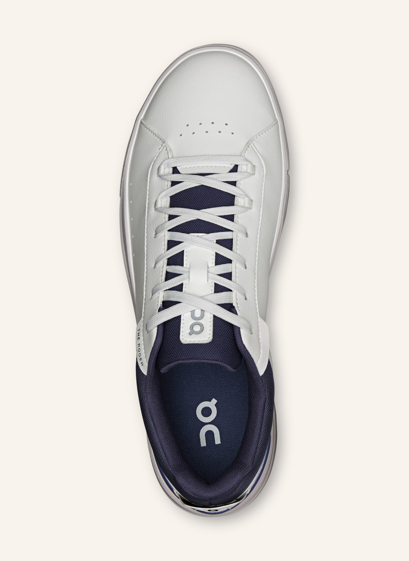 On Sneakersy THE ROGER ADVANTAGE: BIAŁY / GRANATOWY