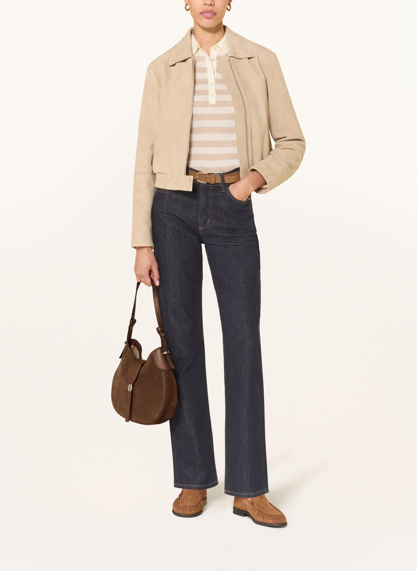 BOSS BOSS BEYOND drawstring bag: BROWN