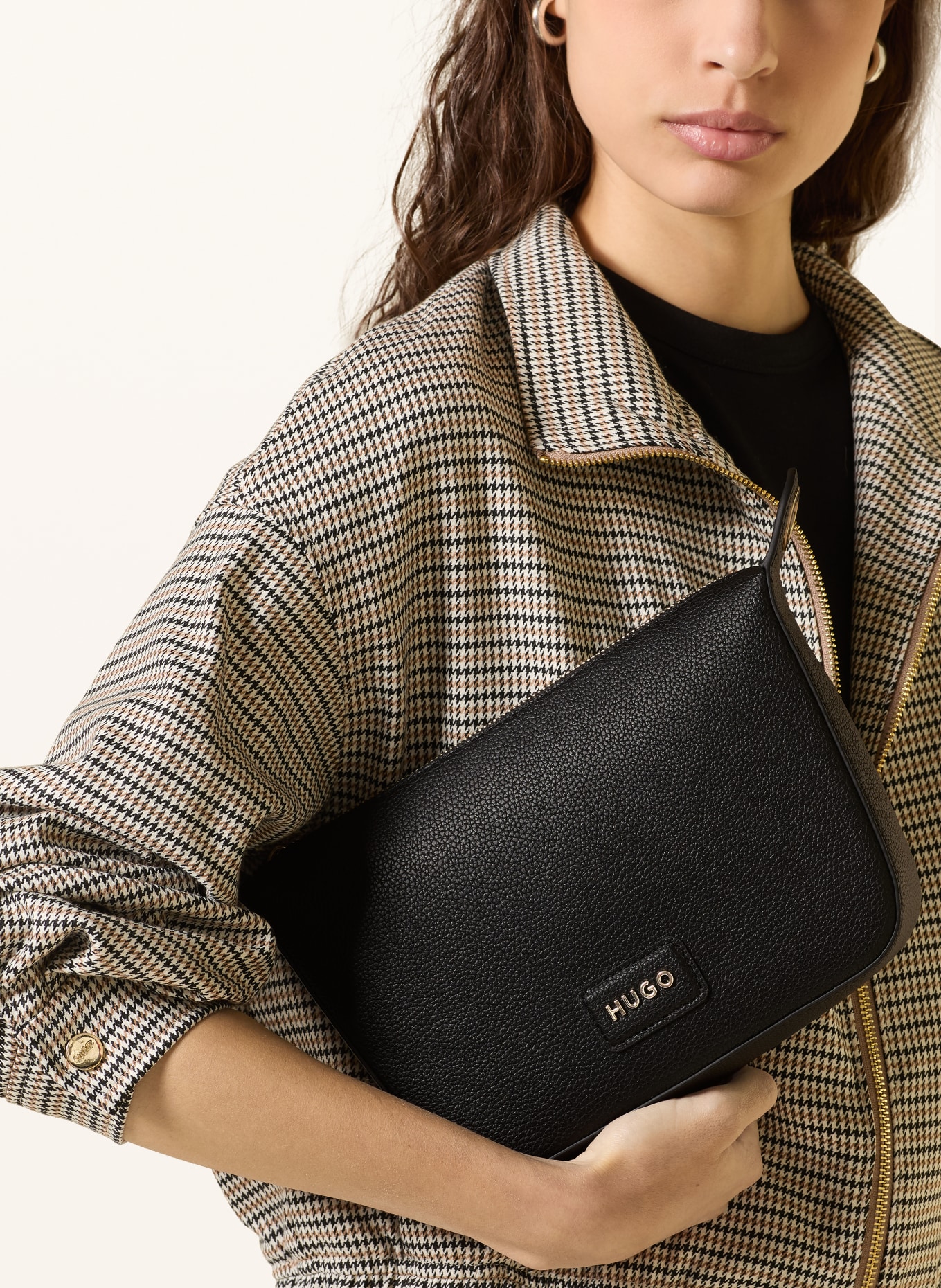 HUGO ORIN shoulder bag: BLACK