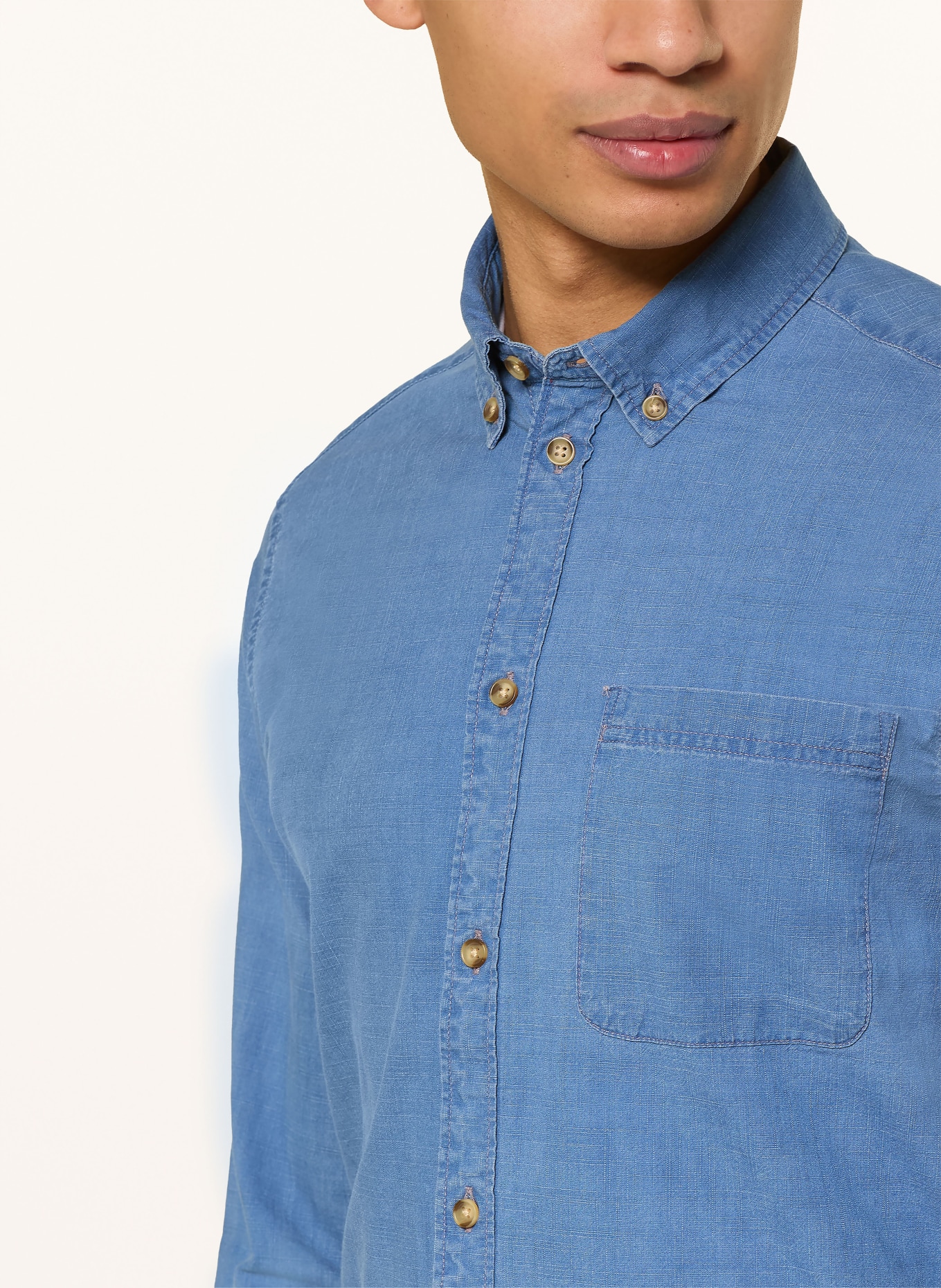 LES DEUX KASH shirt: BLUE