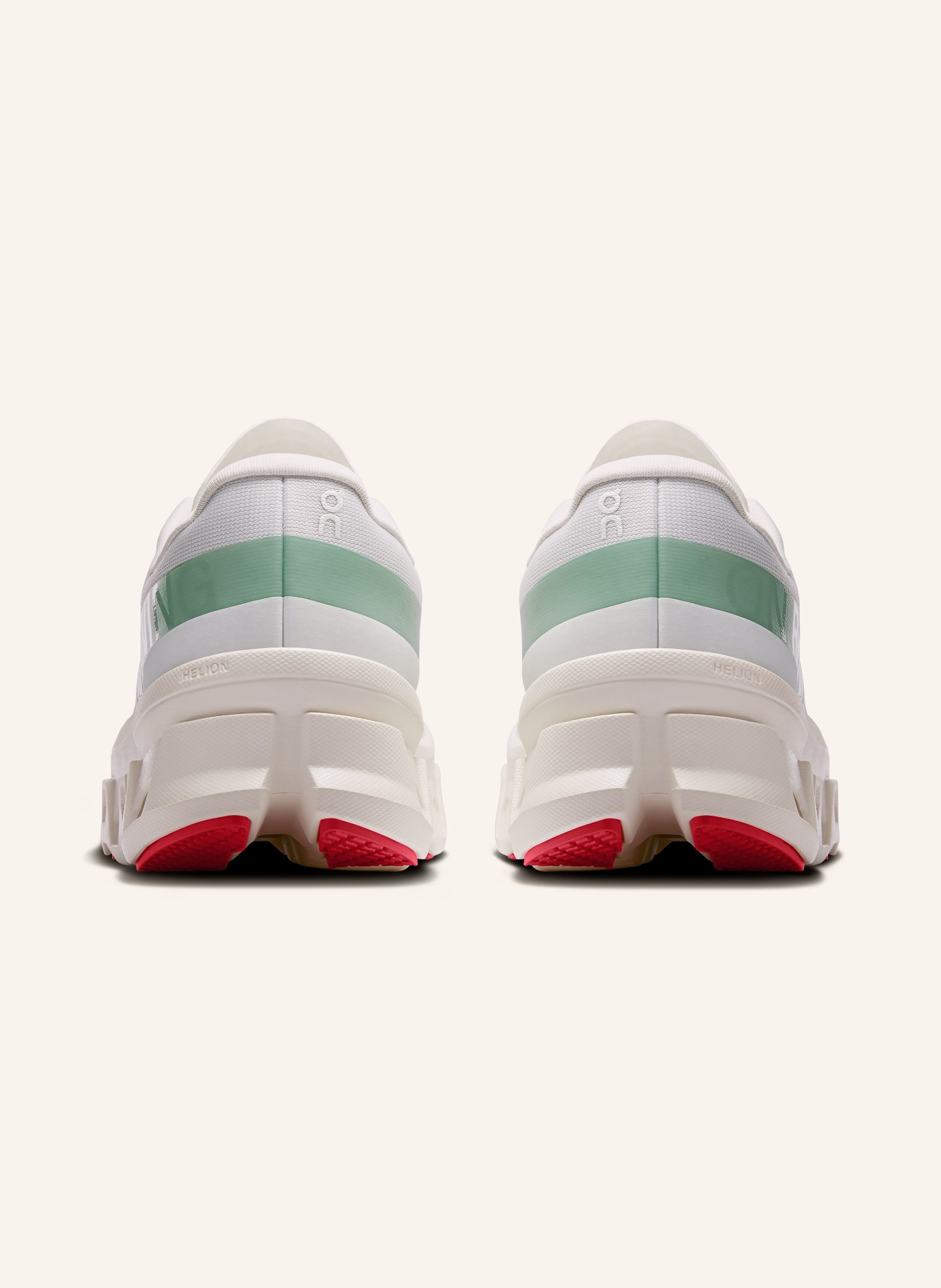 On Buty sportowe CLOUDMONSTER 1: ECRU / SZARY / JASNOZIELONY