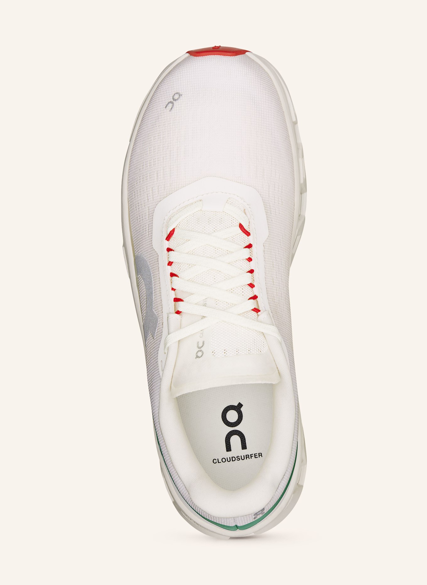 On Buty sportowe CLOUDMONSTER 1: ECRU / SZARY / JASNOZIELONY