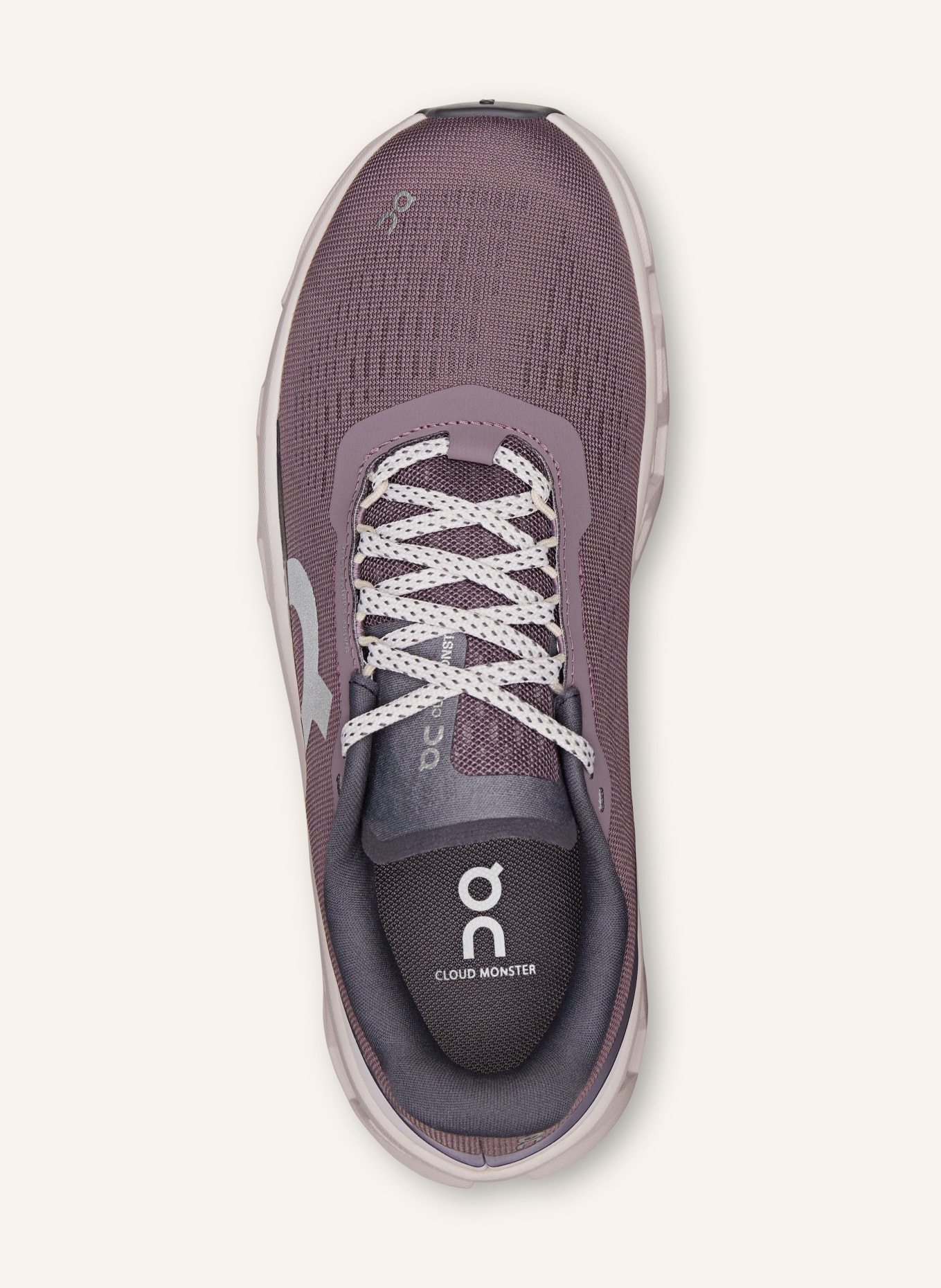 On CLOUDMONSTER 1 sneaker: DARK BROWN / GRAY