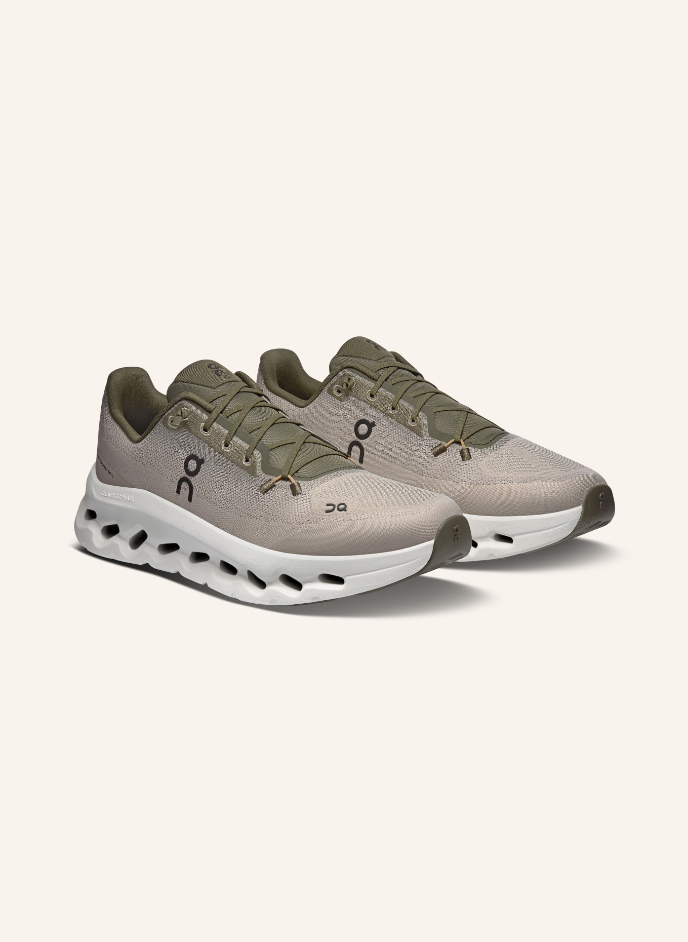 On Sneaker CLOUDTILT: OLIV / BEIGE
