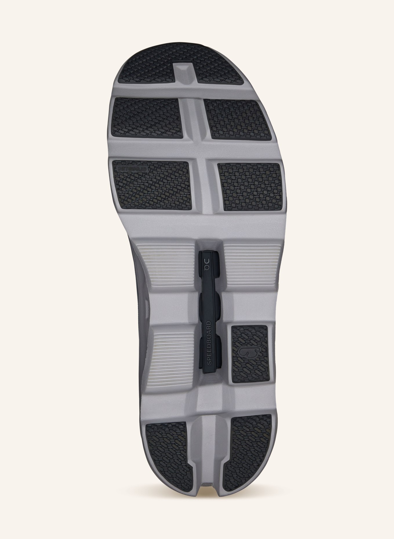 On CLOUDMONSTER 1 sneaker: GRAY / DARK GRAY