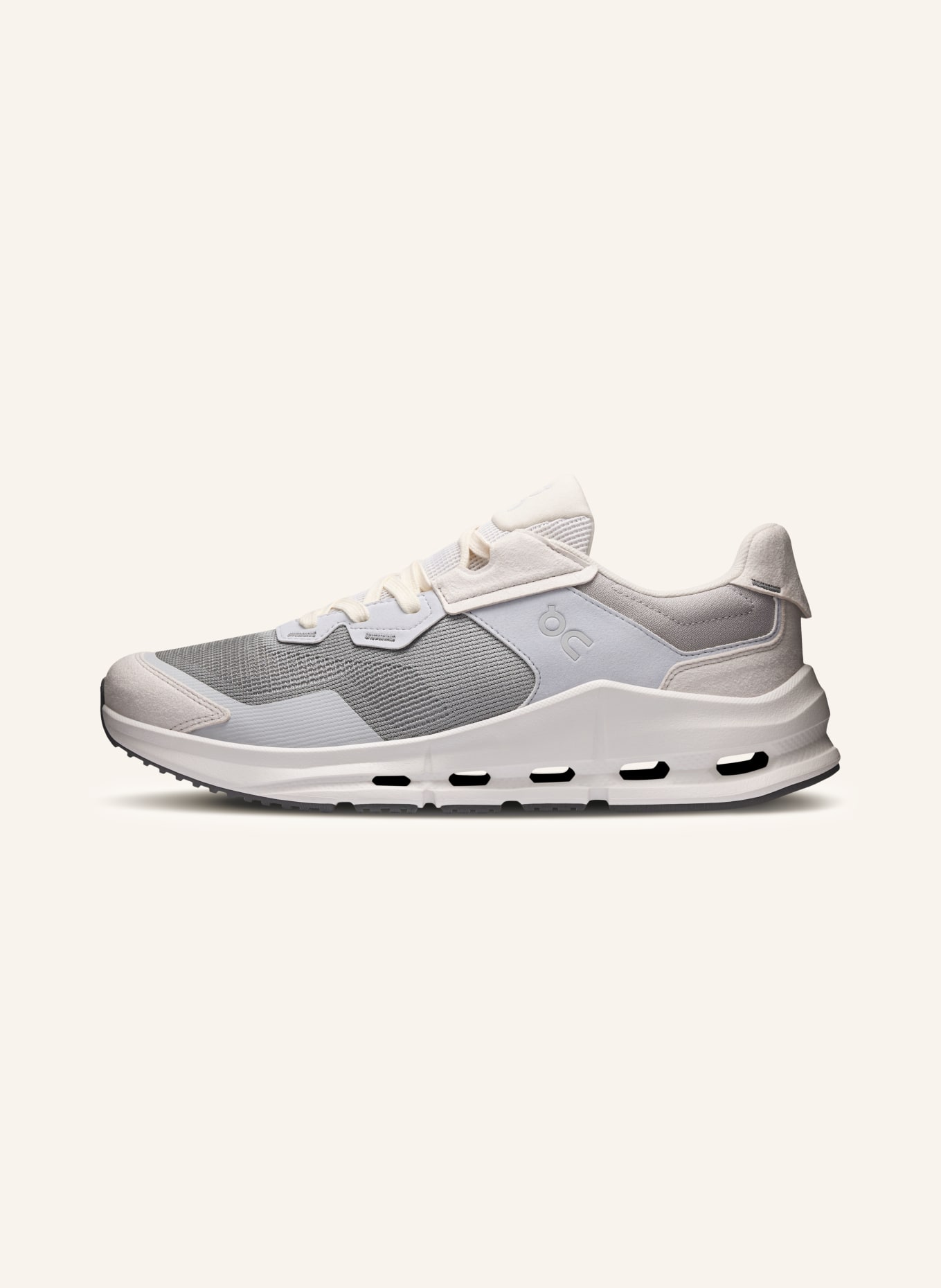On CLOUDNOVA RIFT sneaker: GRAY / BLUE GRAY