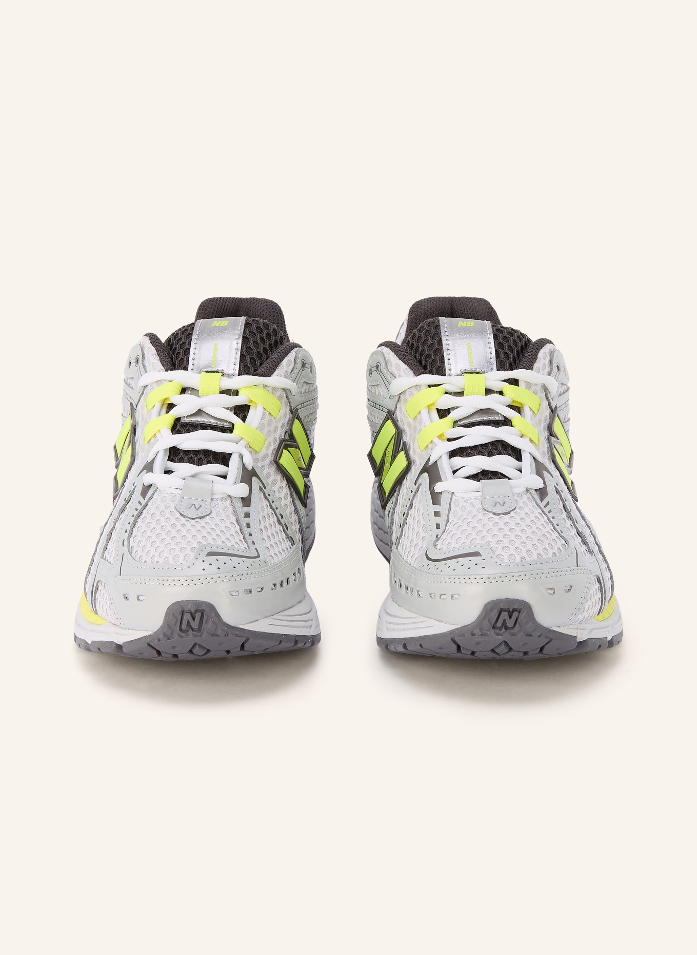 new balance Sneaker 1906R: GRAU / SILBER / NEONGELB