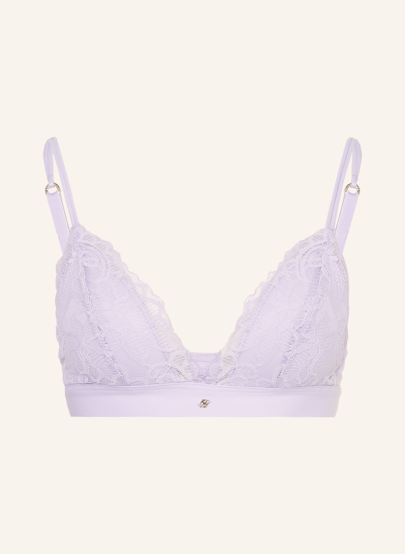 BOSS Trojúhelníkový podprsenka BLOSSOM: SVĚTLE FIALOVÁ