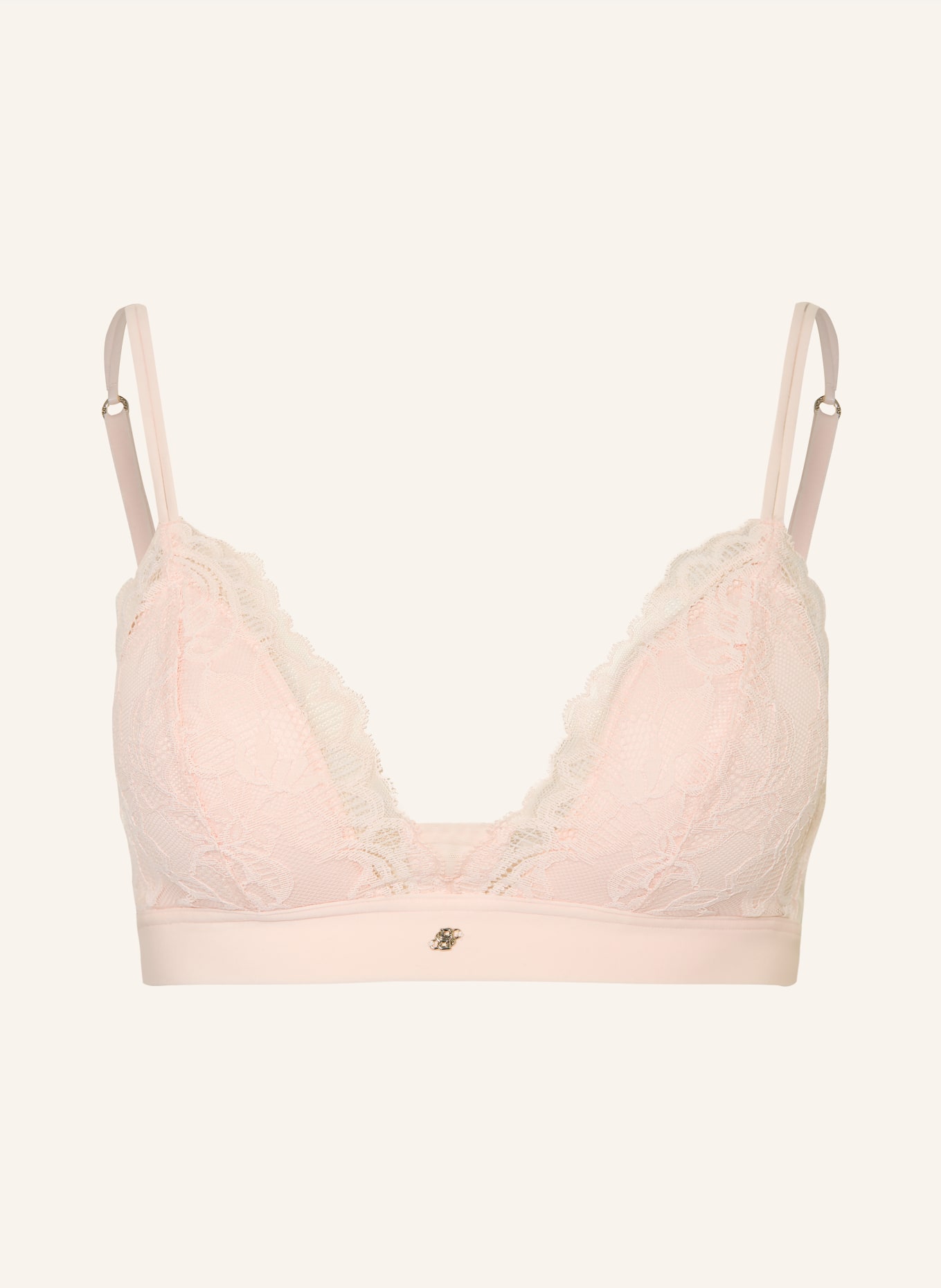 BOSS Triangle bra BLOSSOM: LIGHT PINK