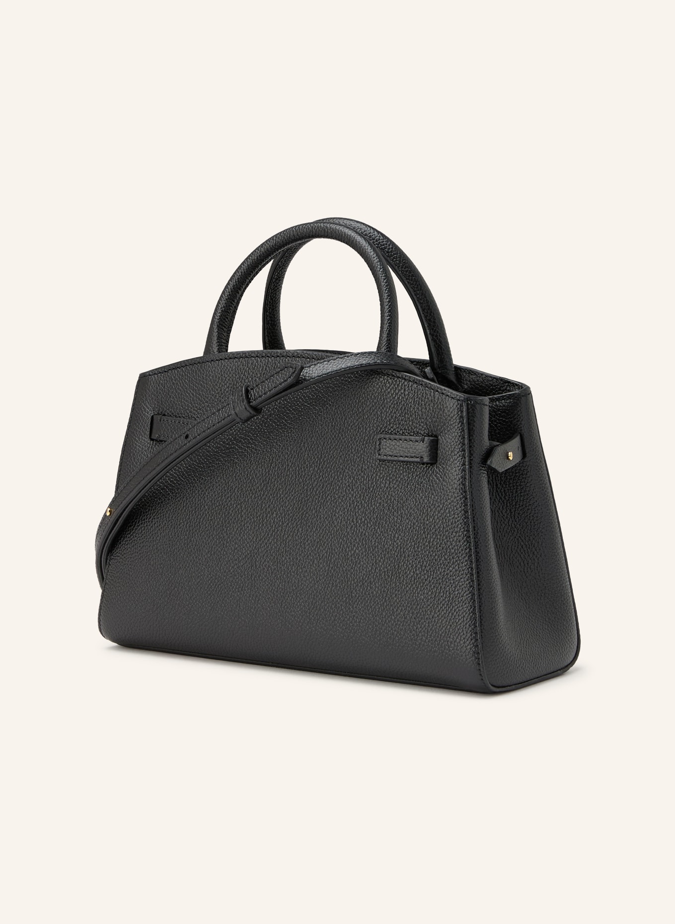DEMELLIER THE SMALL HUDSON handbag: BLACK