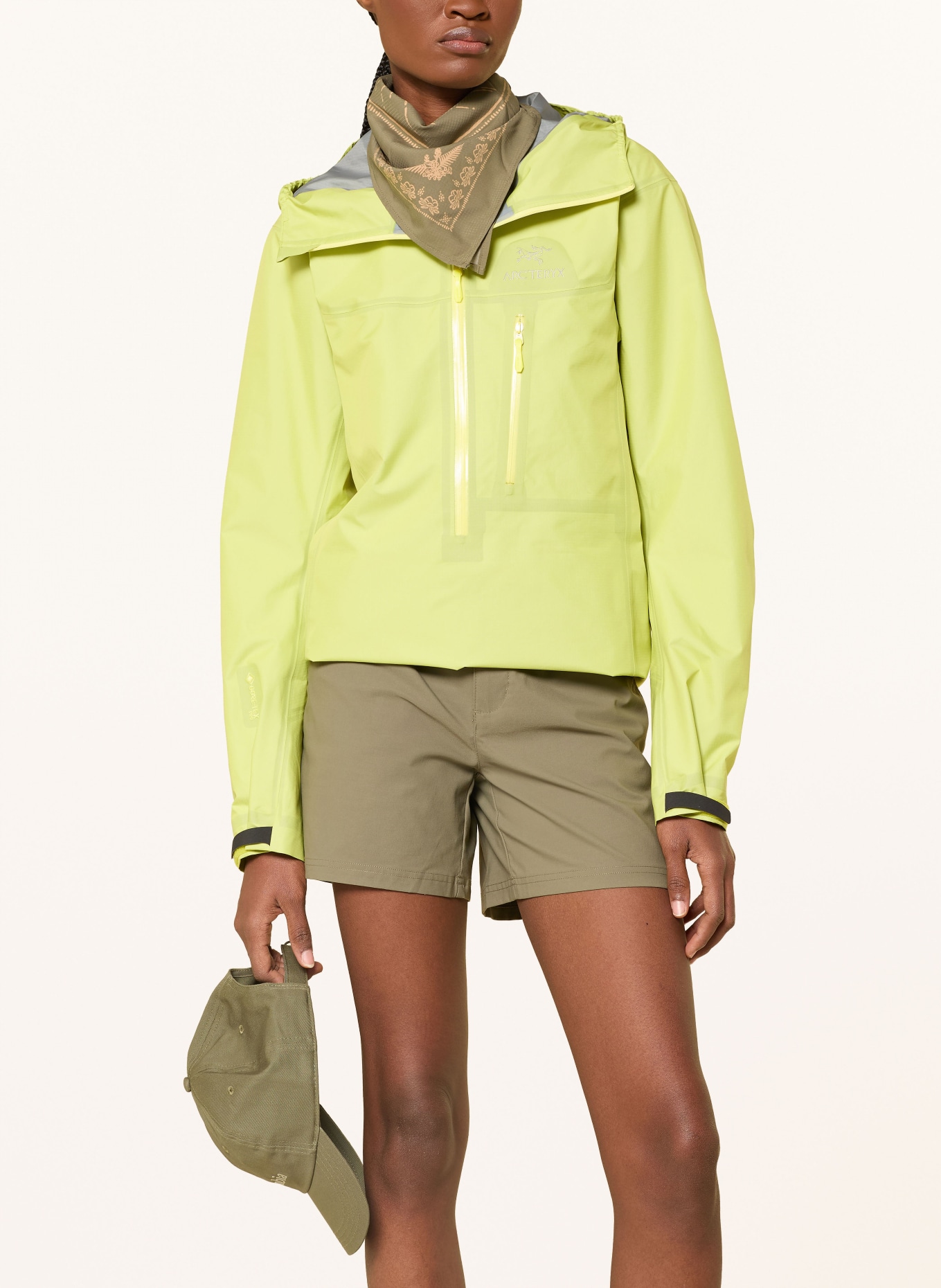ARC'TERYX ALPHA SL hardshell jacket: NEON GREEN