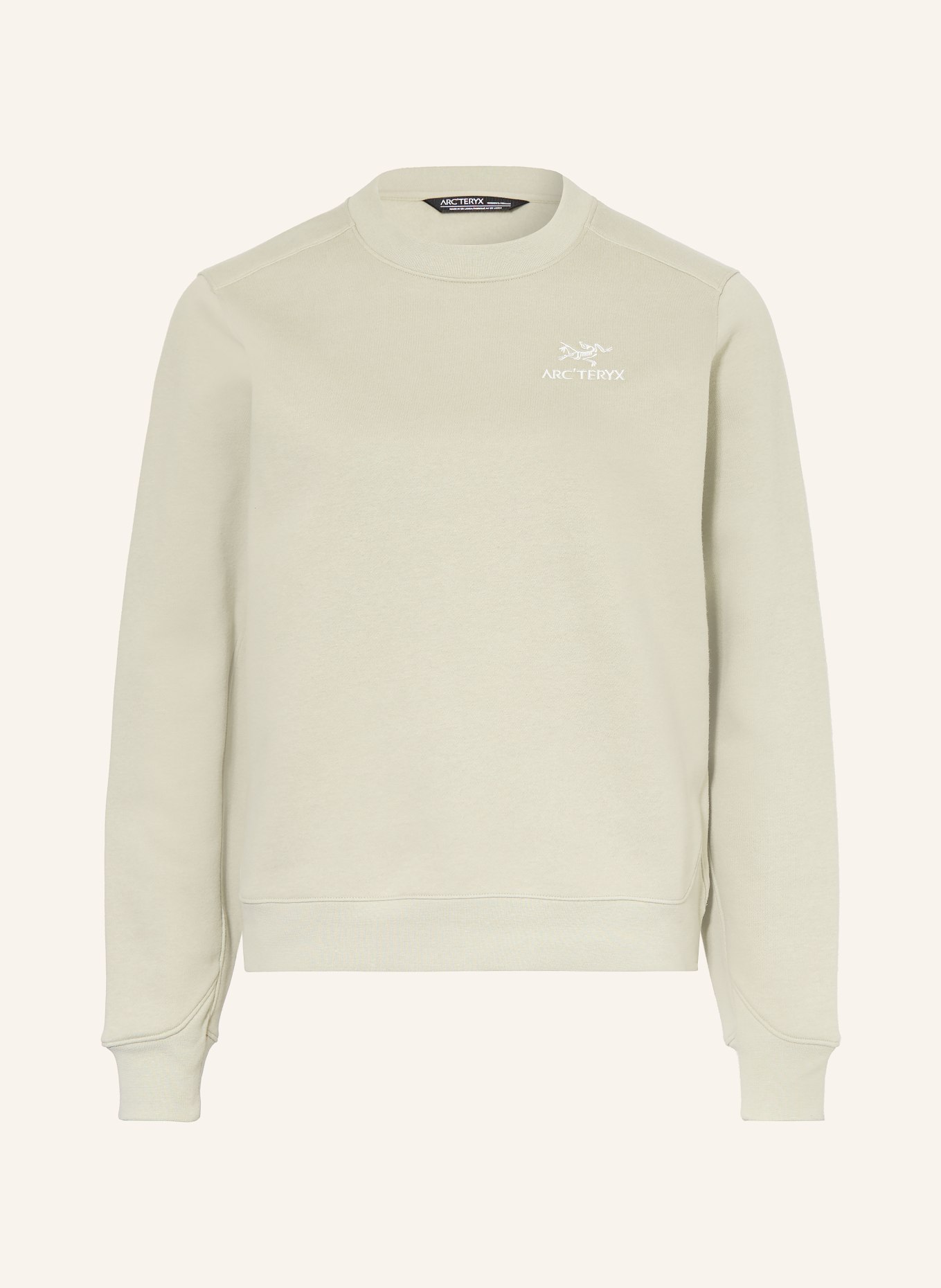 ARC'TERYX Sweatshirt EMBLEM CREW: HELLGRÜN