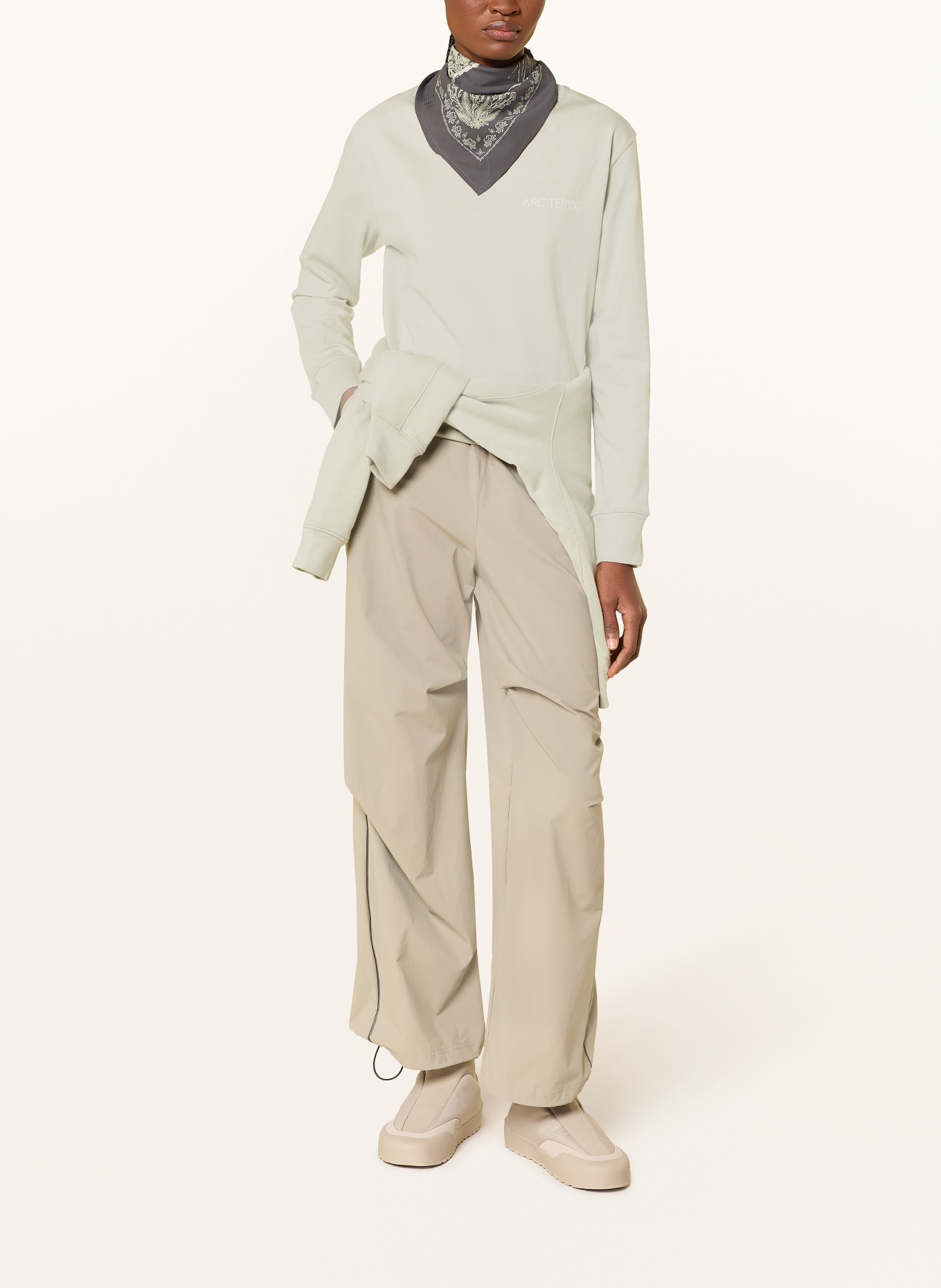 ARC'TERYX Long-sleeved KRAGG: LIGHT GREEN