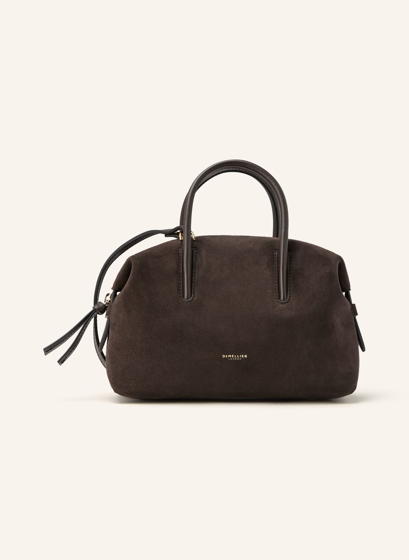 DEMELLIER Sac à main THE SMALL STOCKHOLM: MARRON FONCÉ
