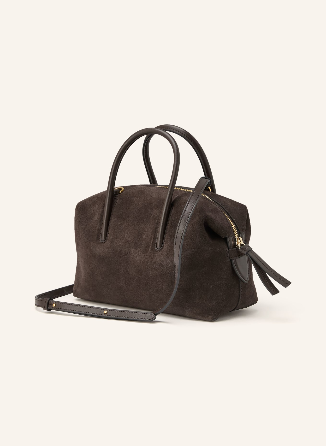 DEMELLIER Sac à main THE SMALL STOCKHOLM: MARRON FONCÉ