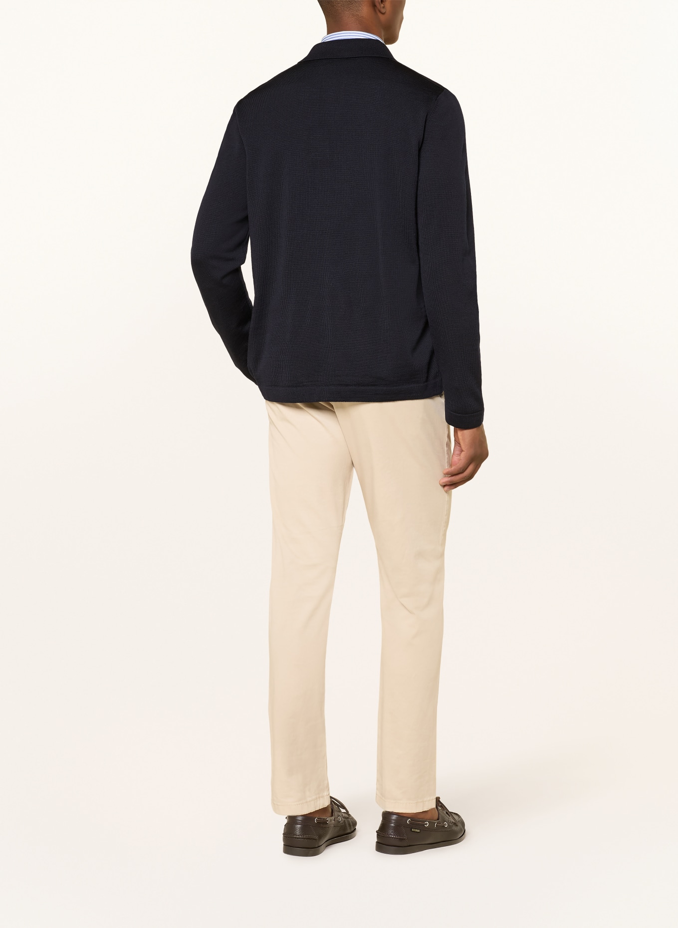 MAERZ MUENCHEN Strickjacke: DUNKELBLAU