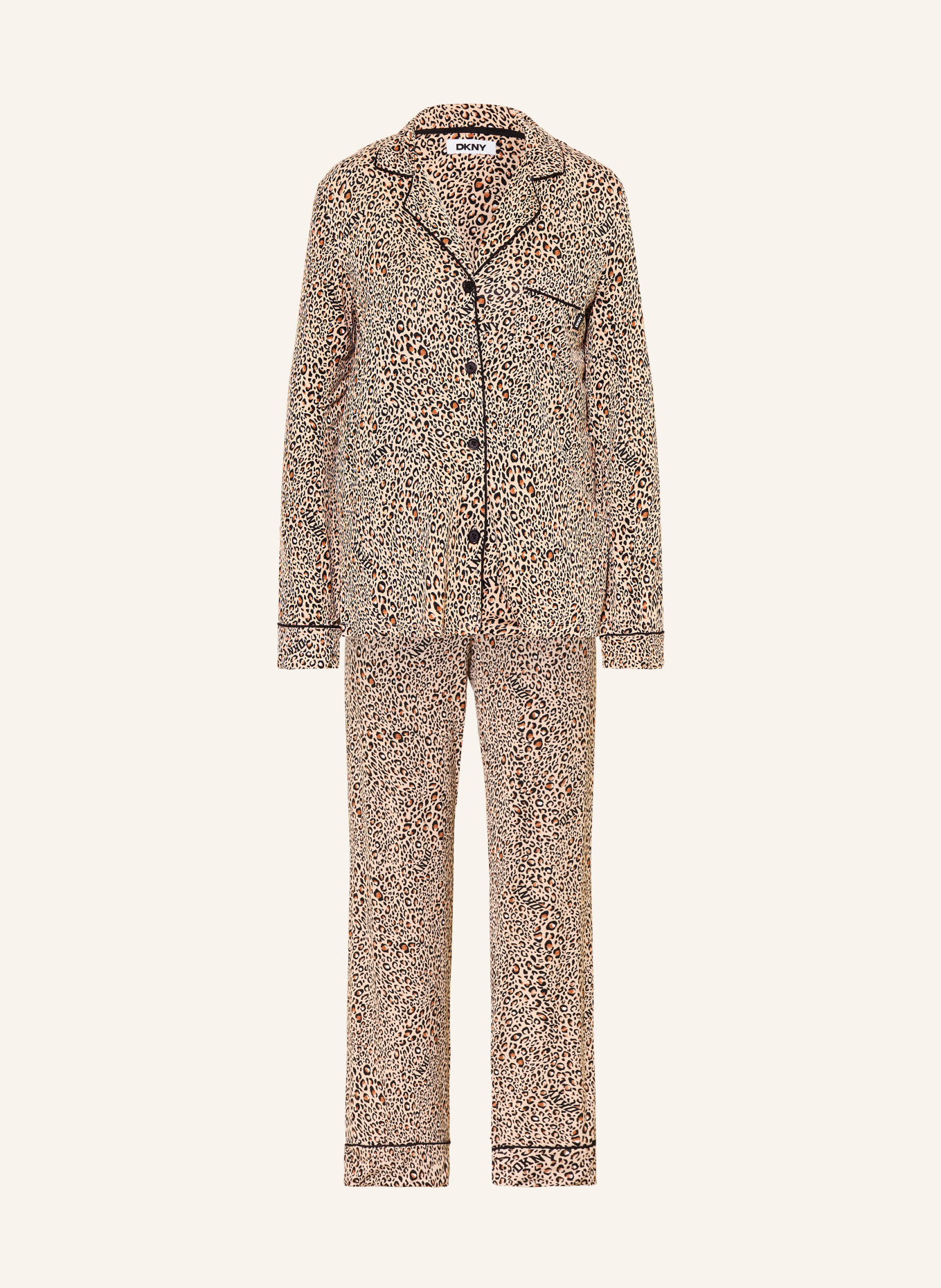 DKNY EVERGREEN pajamas: BROWN / BEIGE