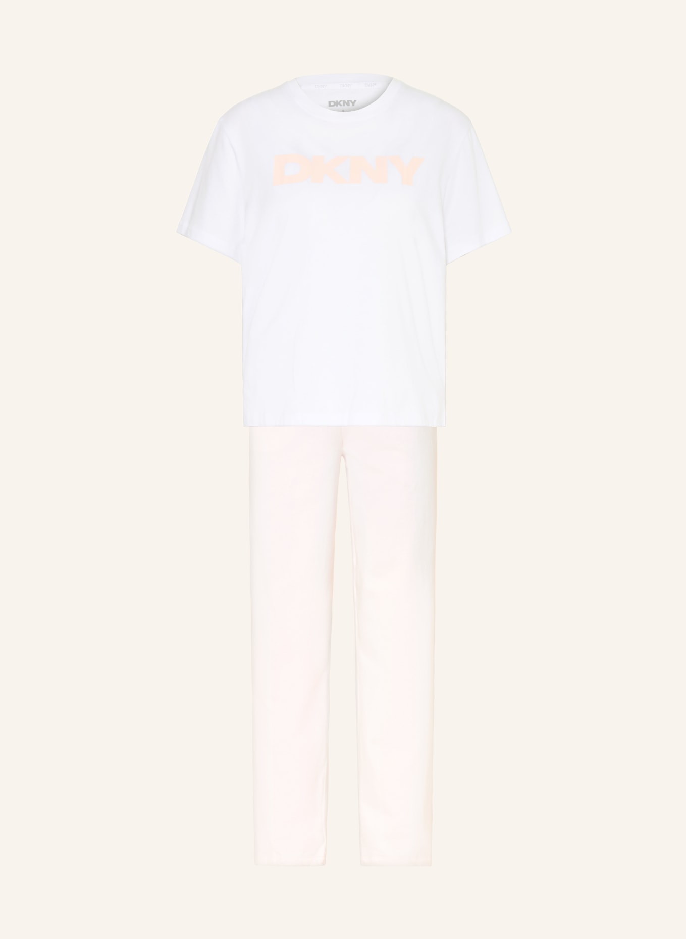 DKNY MAKE YOUR MARK pajamas with gemstones: LIGHT PINK