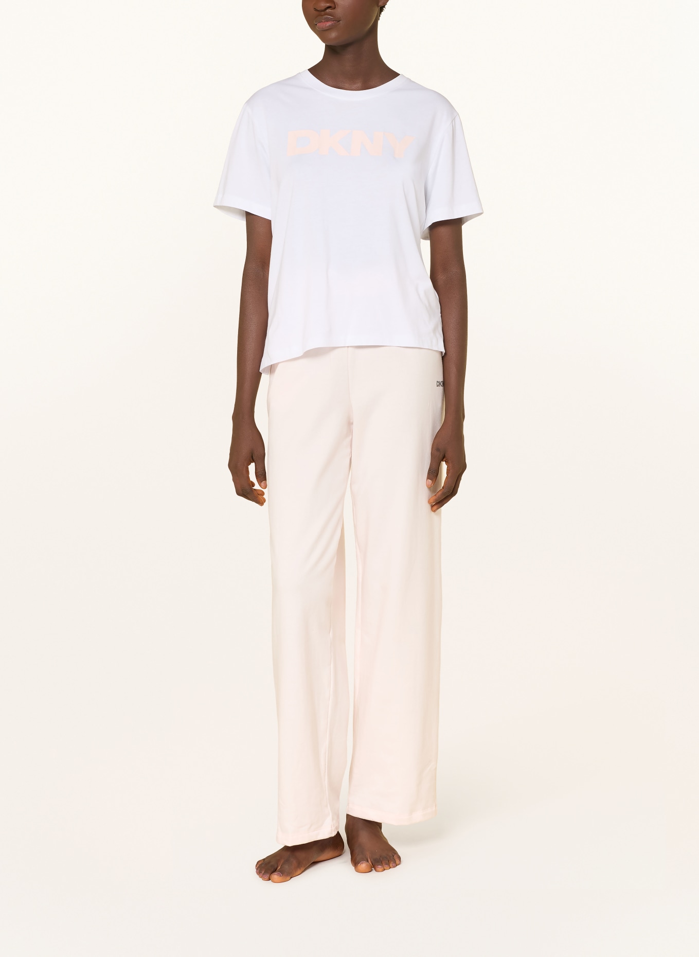 DKNY MAKE YOUR MARK pajamas with gemstones: LIGHT PINK