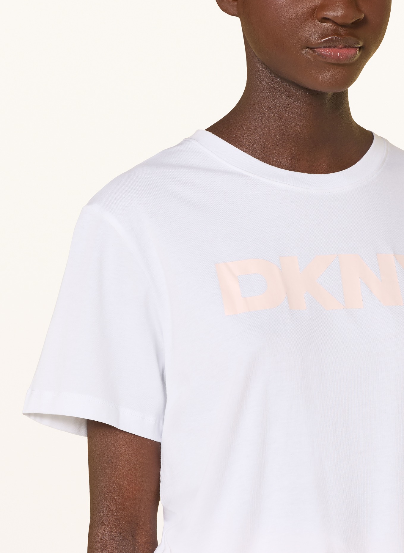 DKNY MAKE YOUR MARK pajamas with gemstones: LIGHT PINK