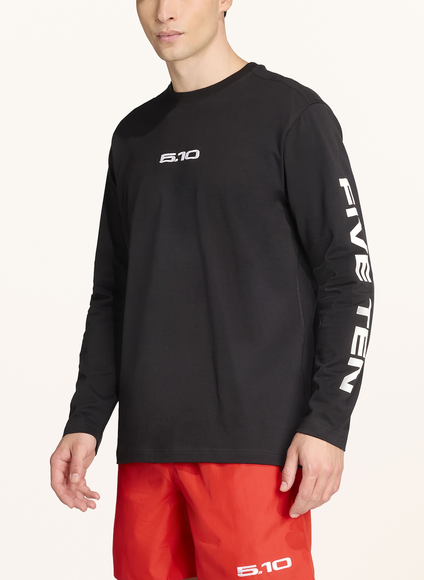 adidas TERREX Long-sleeved shirt FIVE TEN: BLACK / WHITE