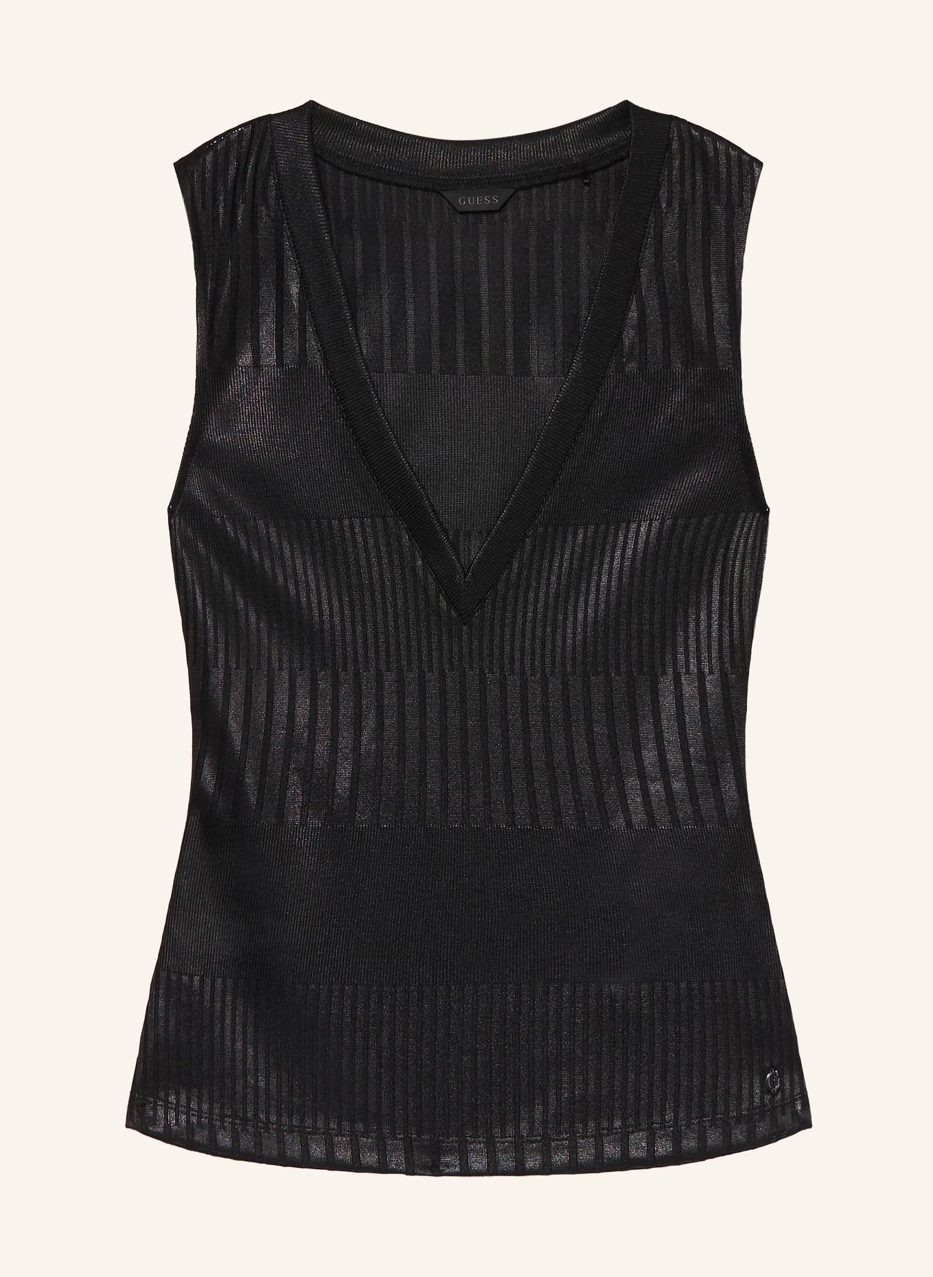 GUESS Top z dzianiny MARILENA: CZARNY