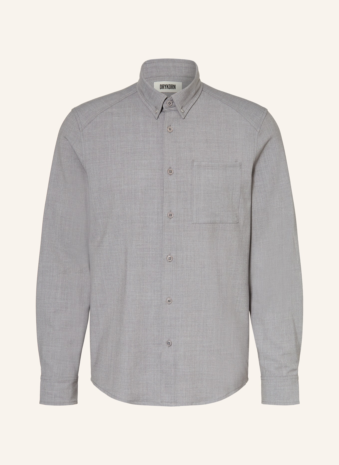 DRYKORN Hemd LIET Regular Fit: GRAU