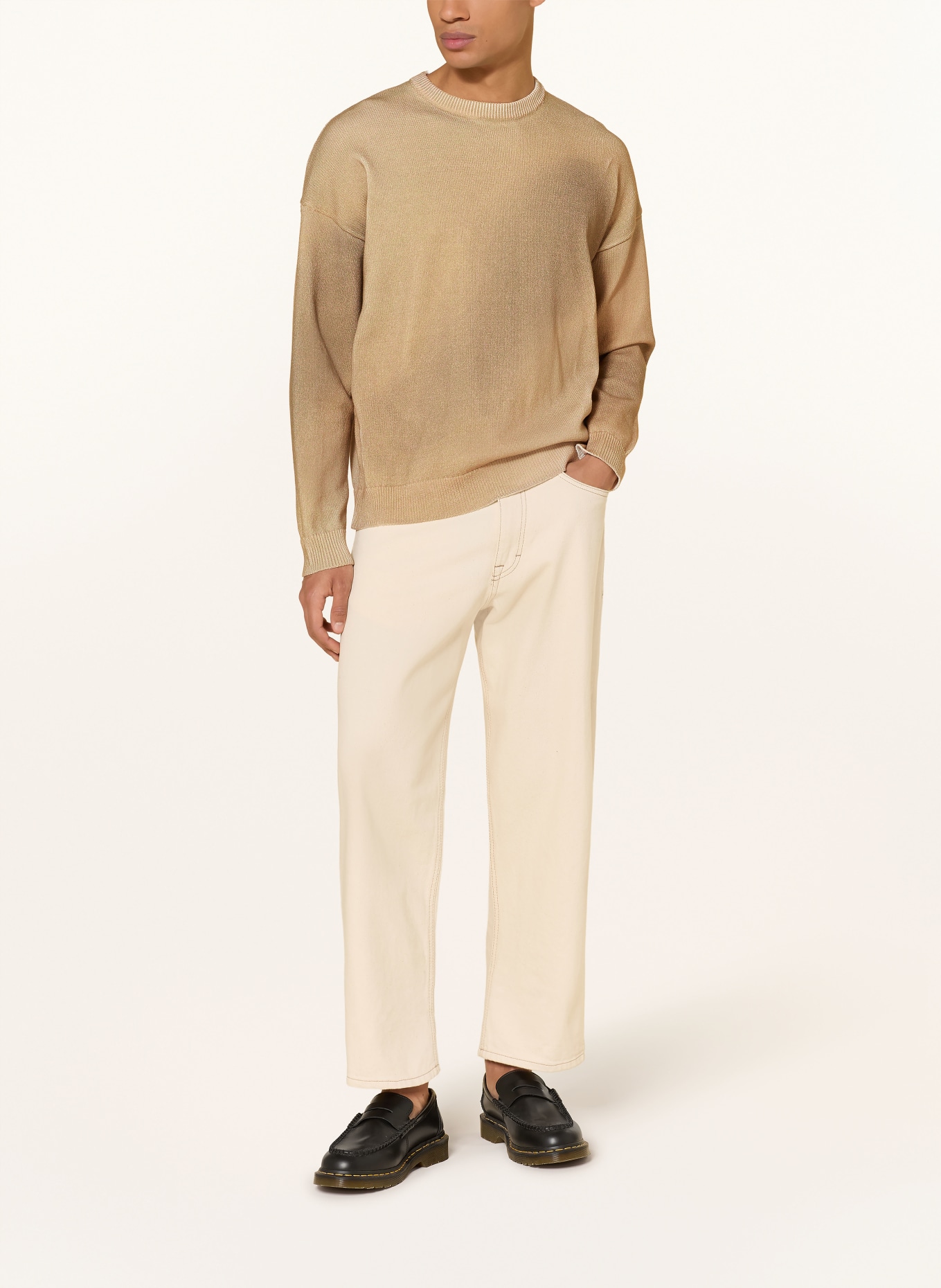 DRYKORN NEELIO sweater: LIGHT BROWN