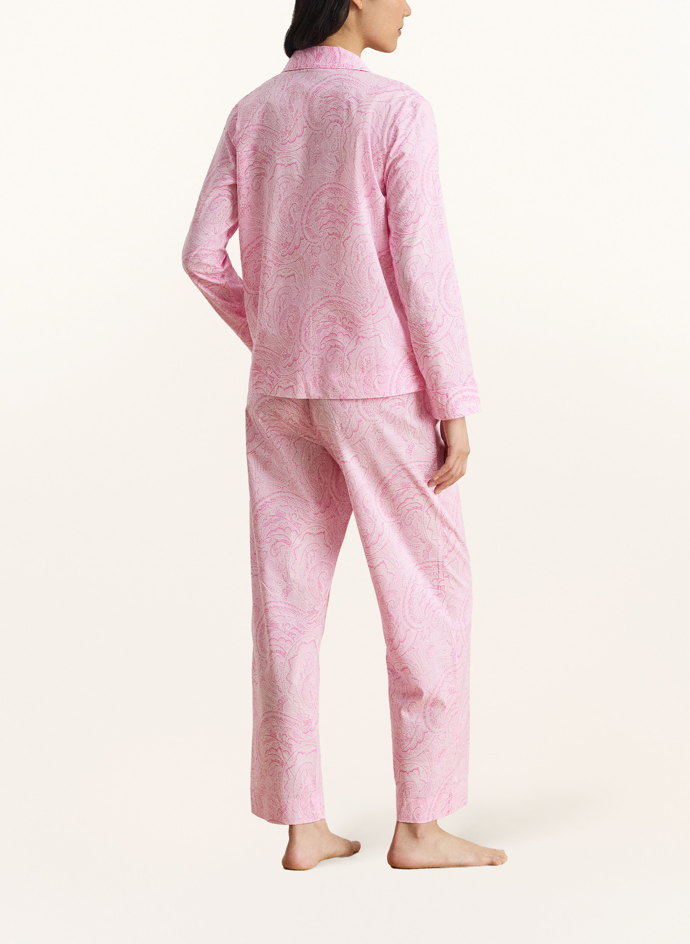 LAUREN RALPH LAUREN piżama: MOCNORÓŻOWY / RÓŻOWY / BIAŁY