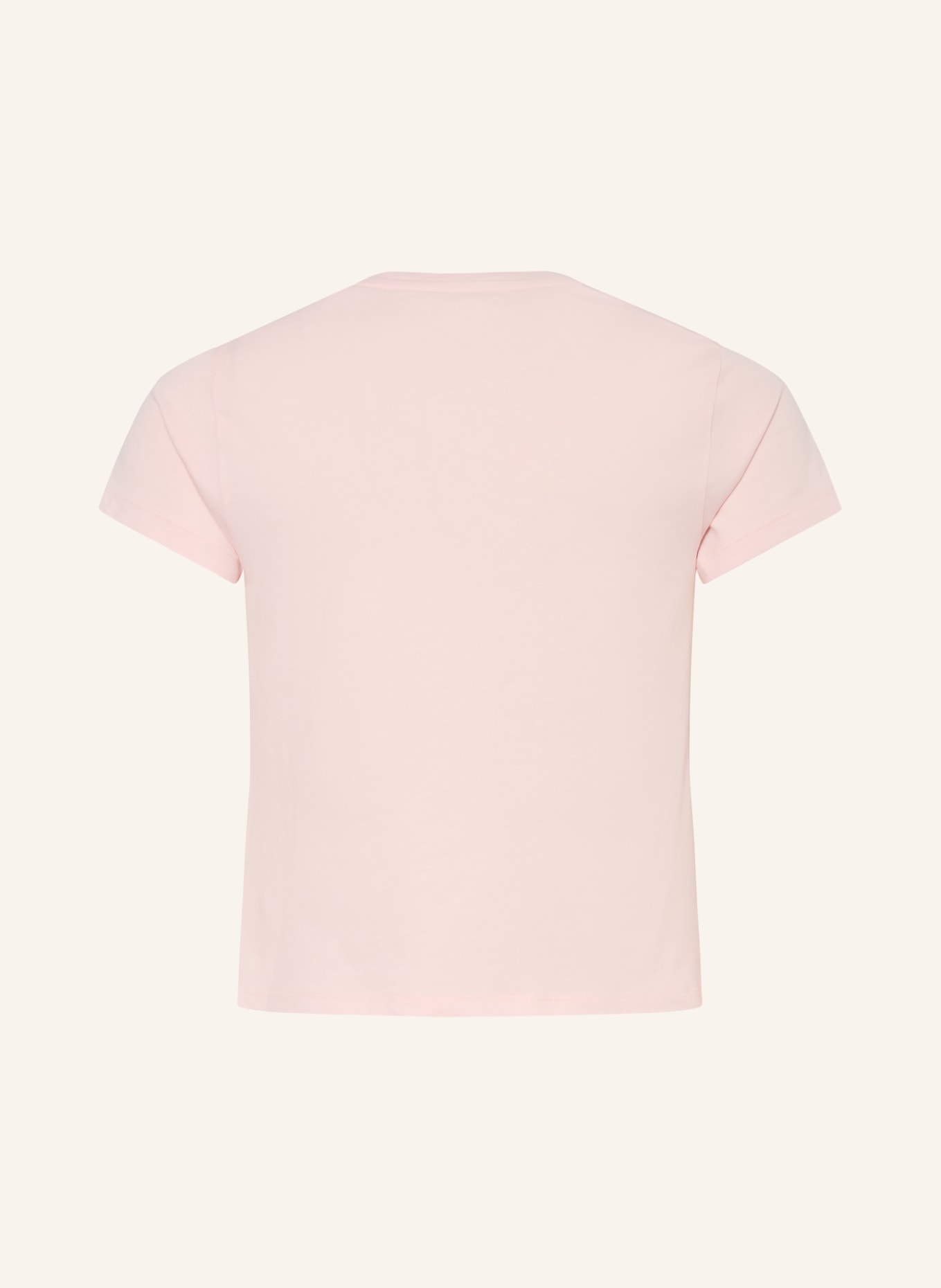 GUESS T-Shirt mit Pailletten: HELLROSA