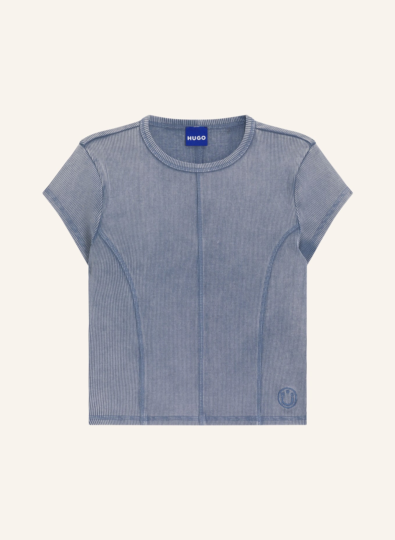 HUGO Tričko DISPRAY: MODRÁ