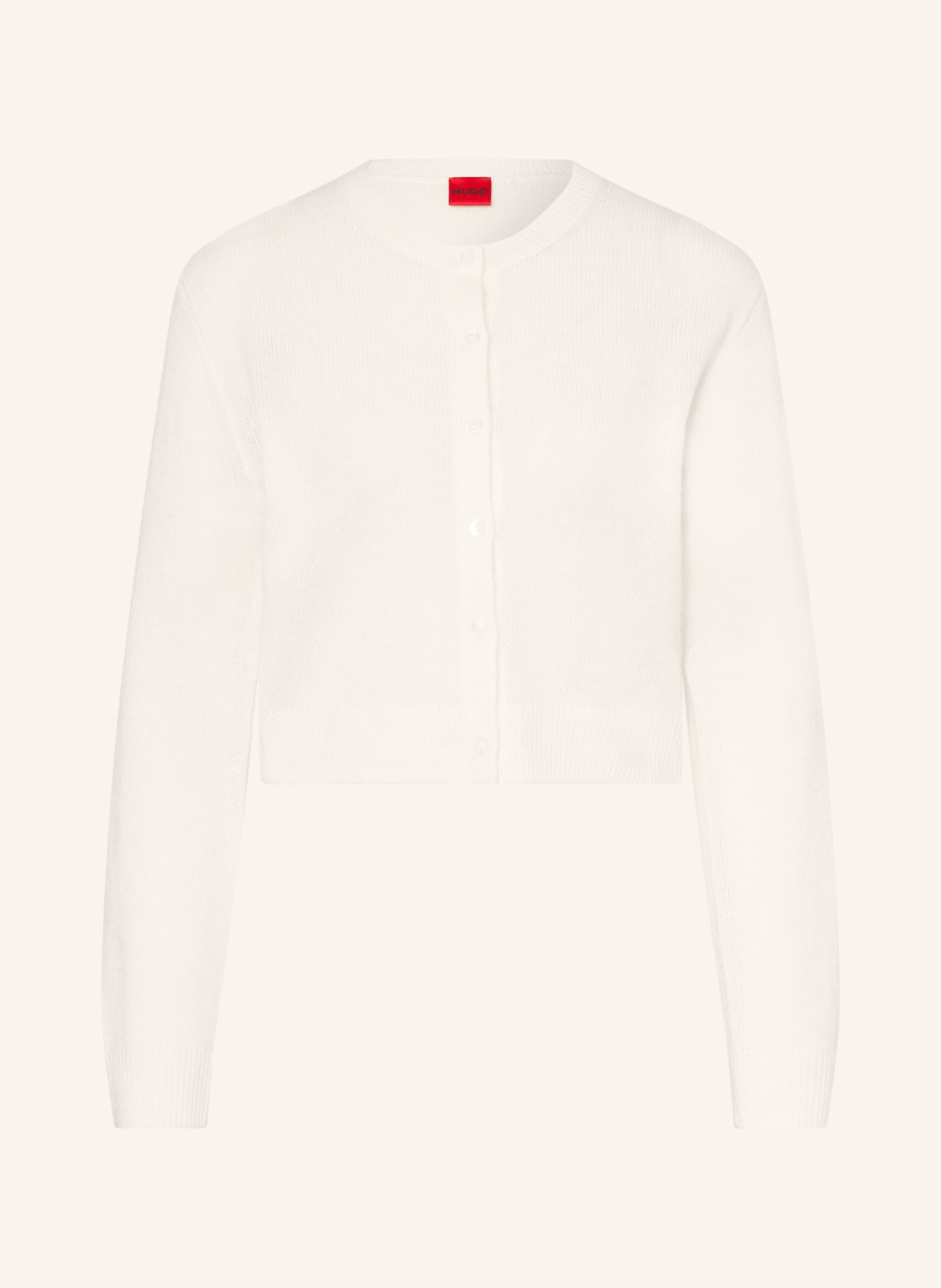HUGO Sweter STEFBRA: BIAŁY